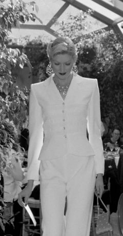 Christian Dior by John Galliano archival S/S 1998 black suit skirt