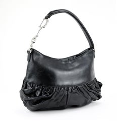 Christian Dior by John Galliano ballet / corset bag in black leather
