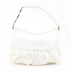 Christian Dior by John Galliano ballet / corset bag in White Leather