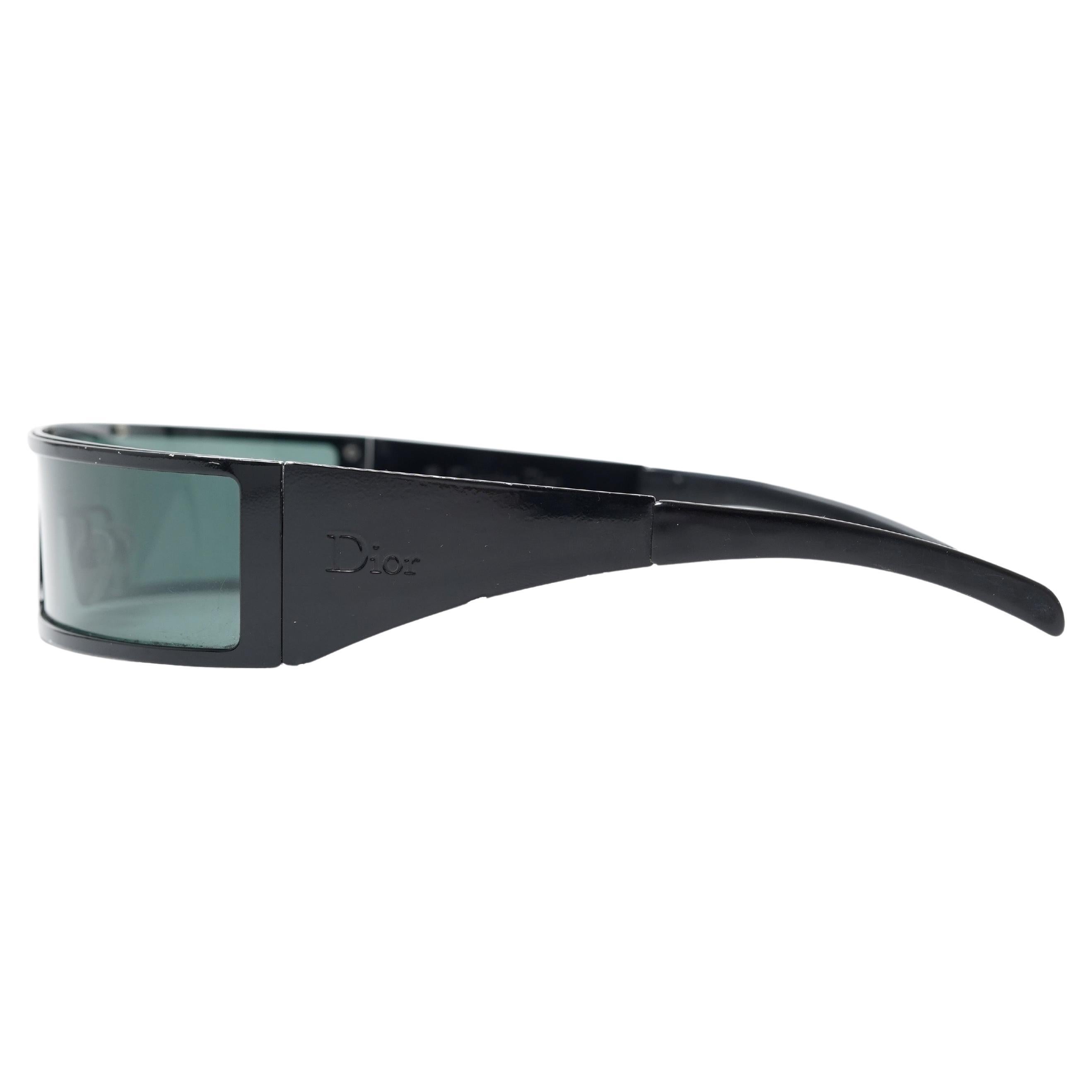 Christian Dior for John Galliano Bandage Punk Shield Sonnenbrille - S/S 2003 (Grau) im Angebot