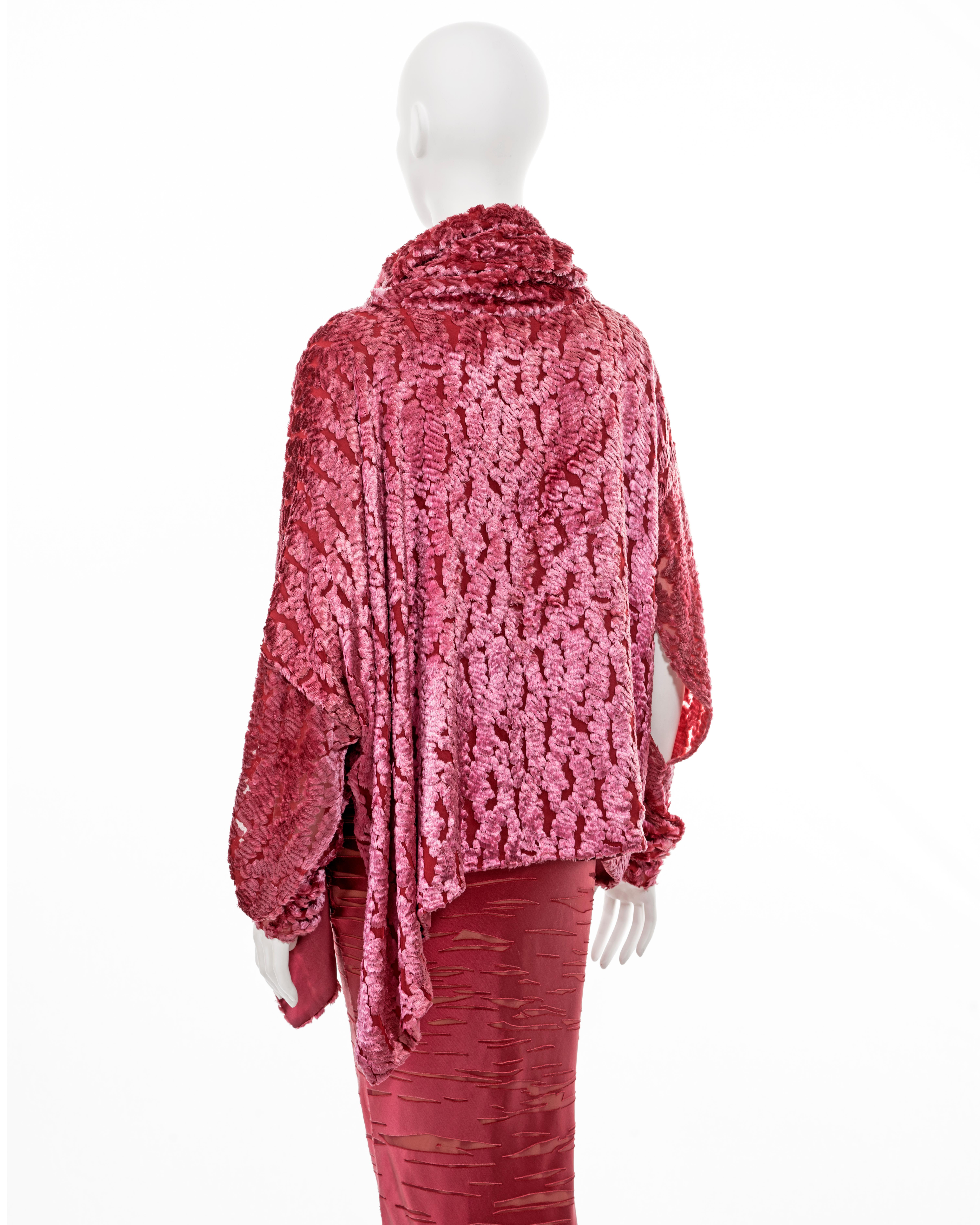Christian Dior by John Galliano bias cut evening dress and sweater, fw 2000 6