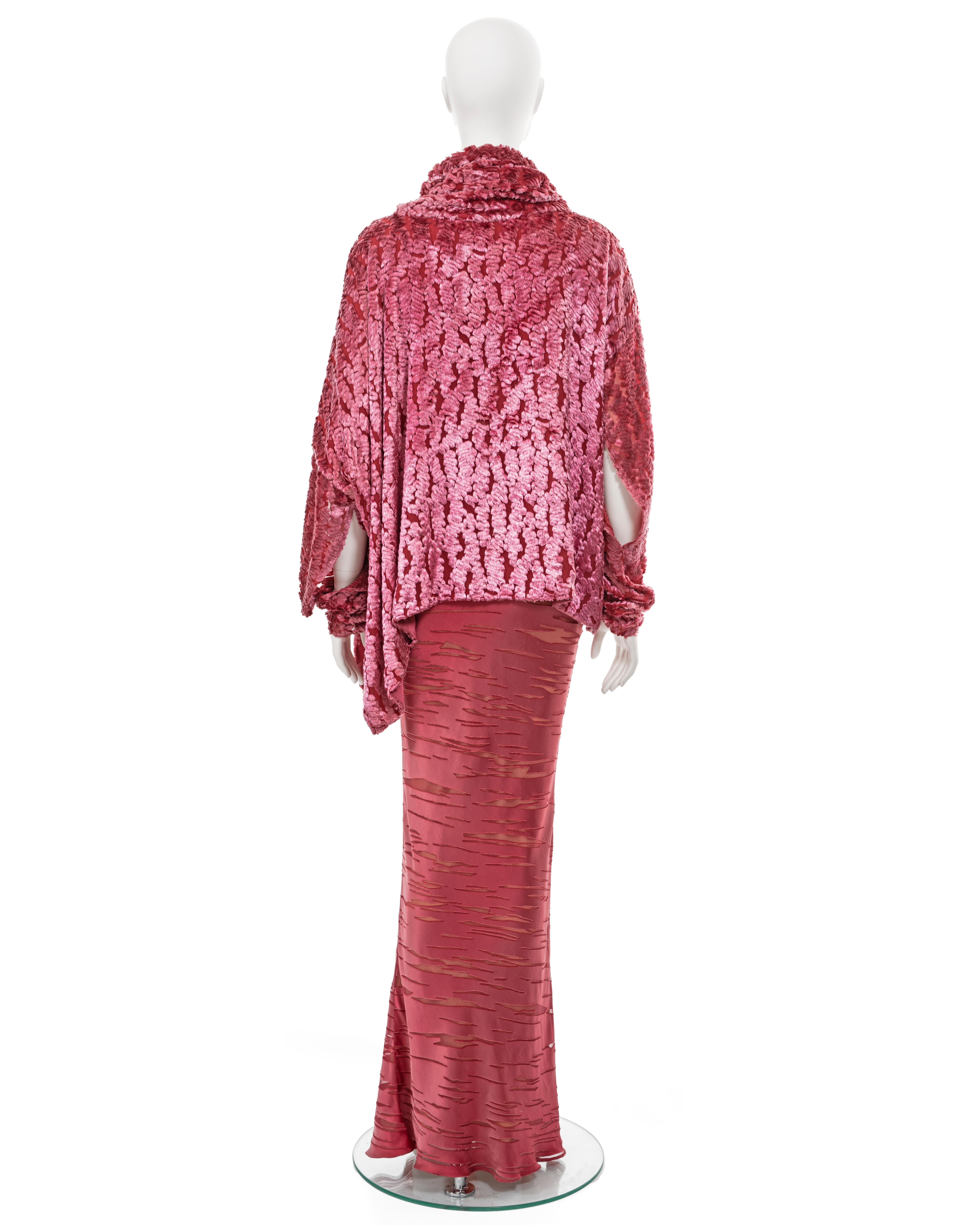 Christian Dior by John Galliano bias cut evening dress and sweater, fw 2000 7