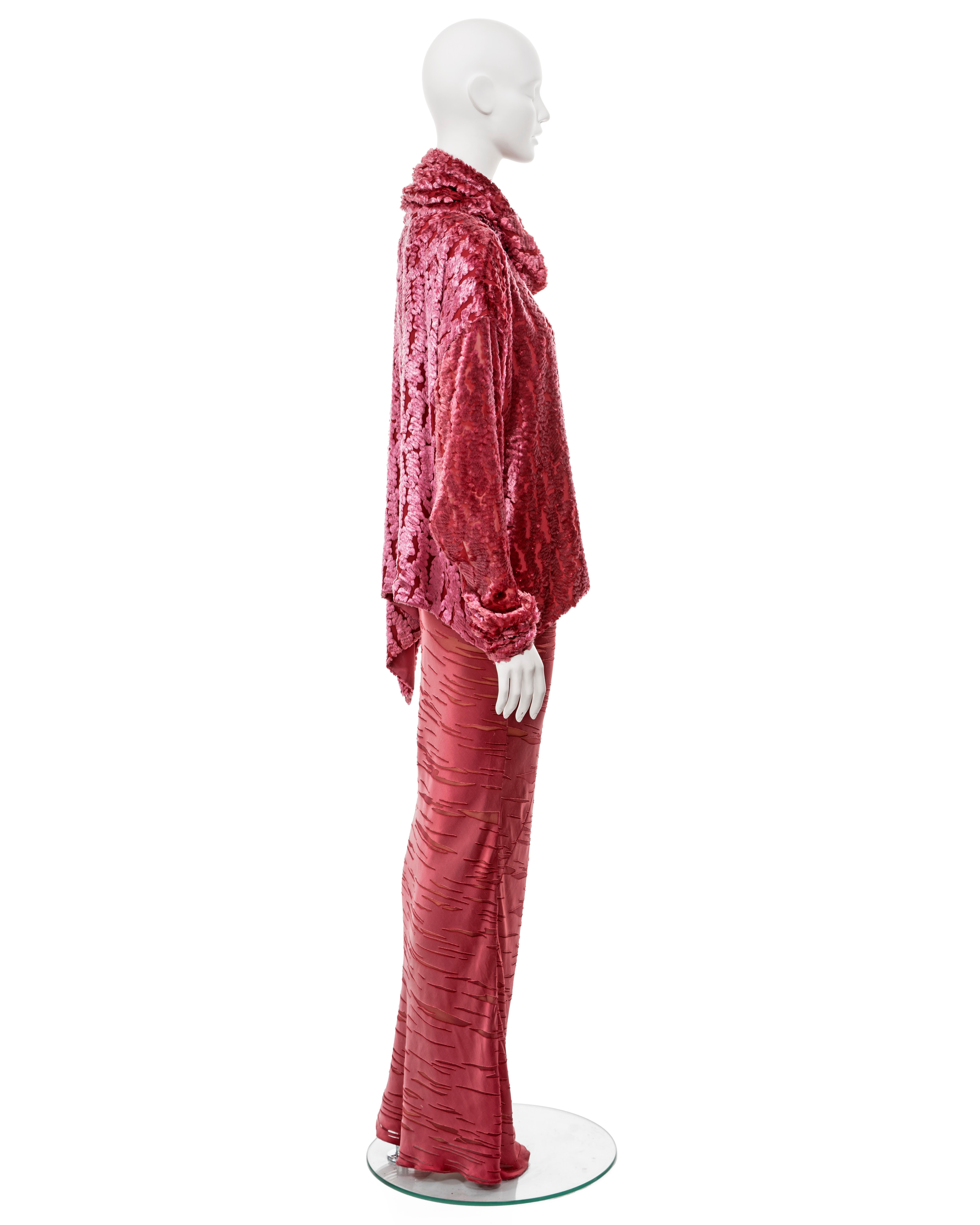 Christian Dior by John Galliano bias cut evening dress and sweater, fw 2000 11
