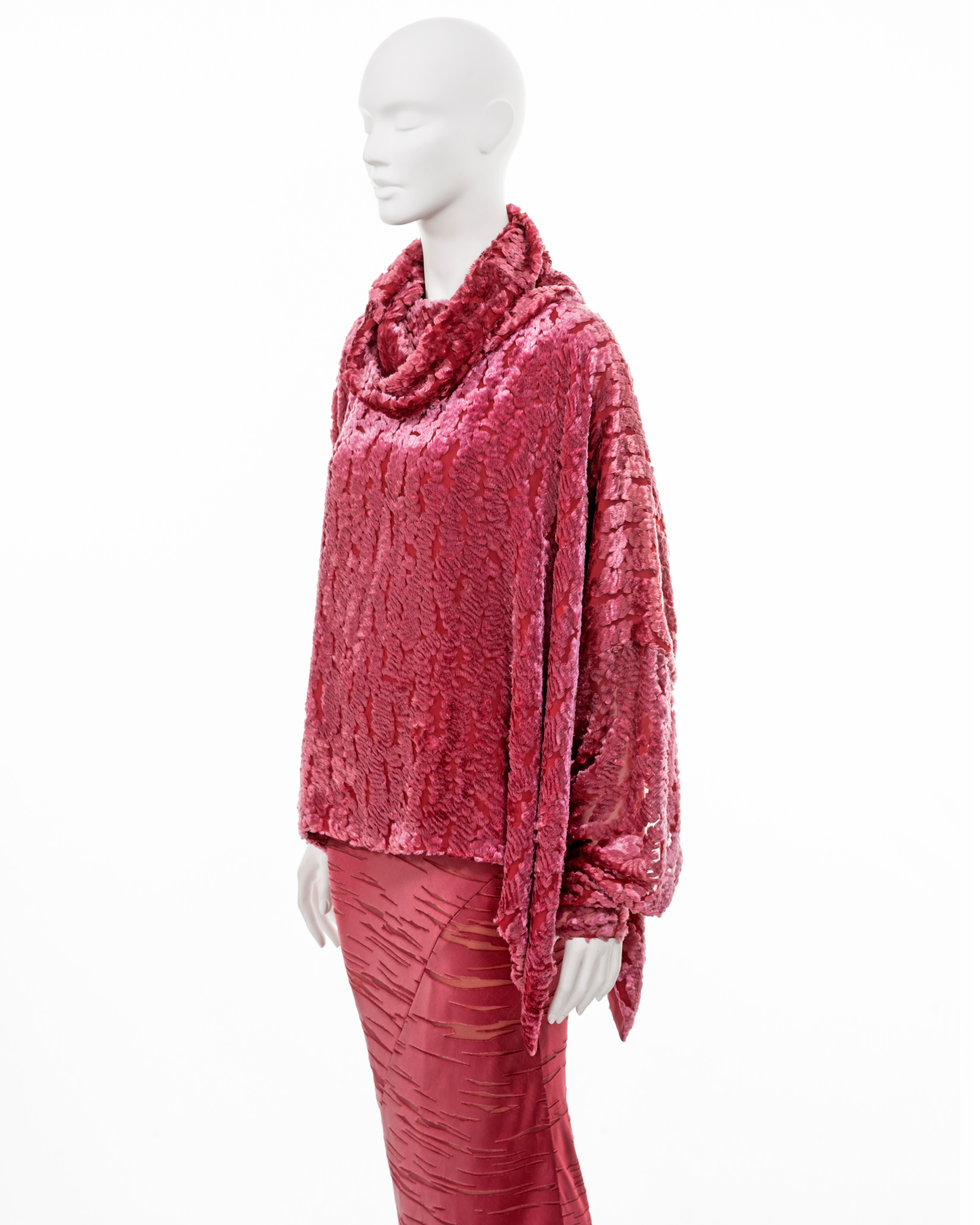 Christian Dior by John Galliano bias cut evening dress and sweater, fw 2000 3