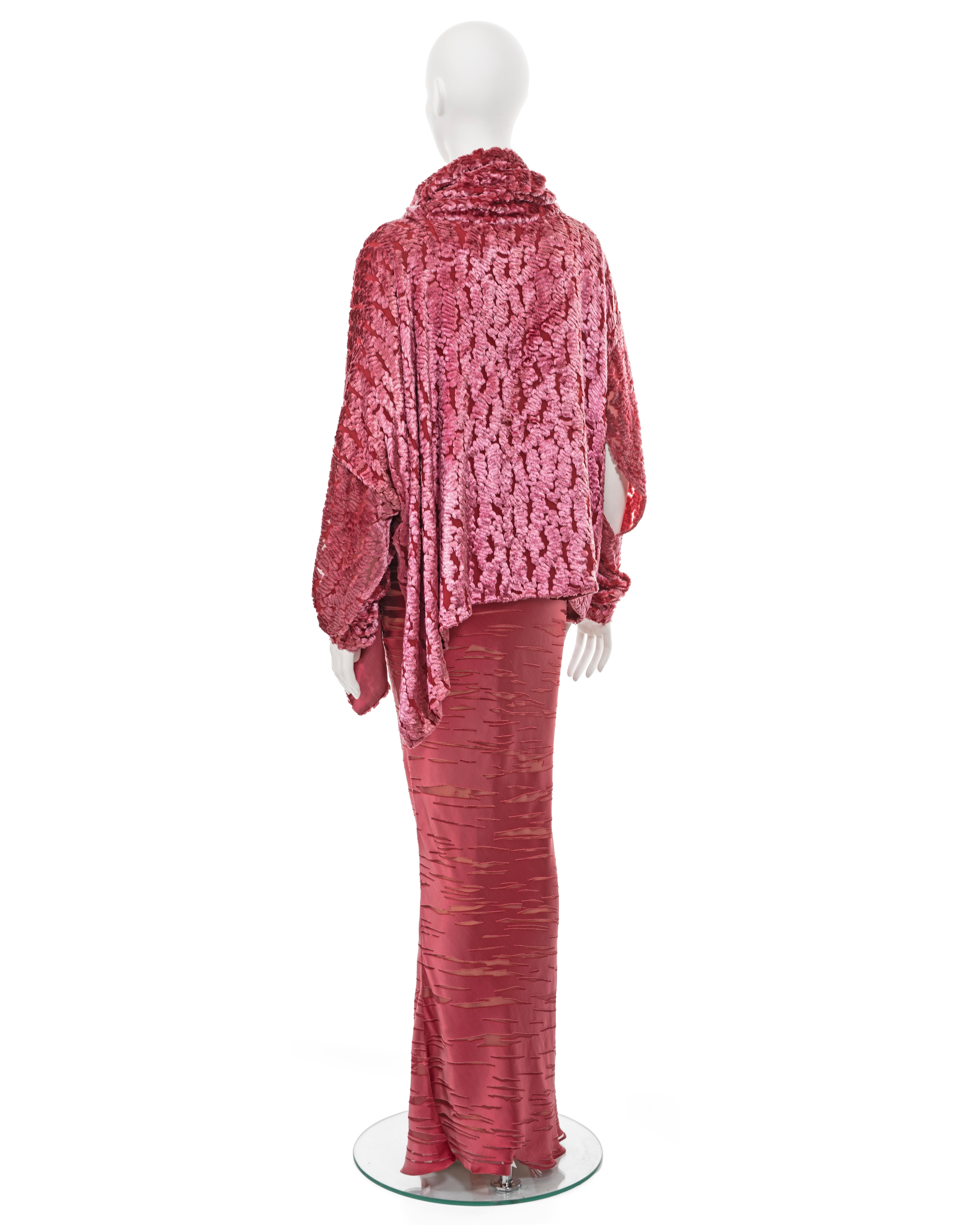Christian Dior by John Galliano bias cut evening dress and sweater, fw 2000 5