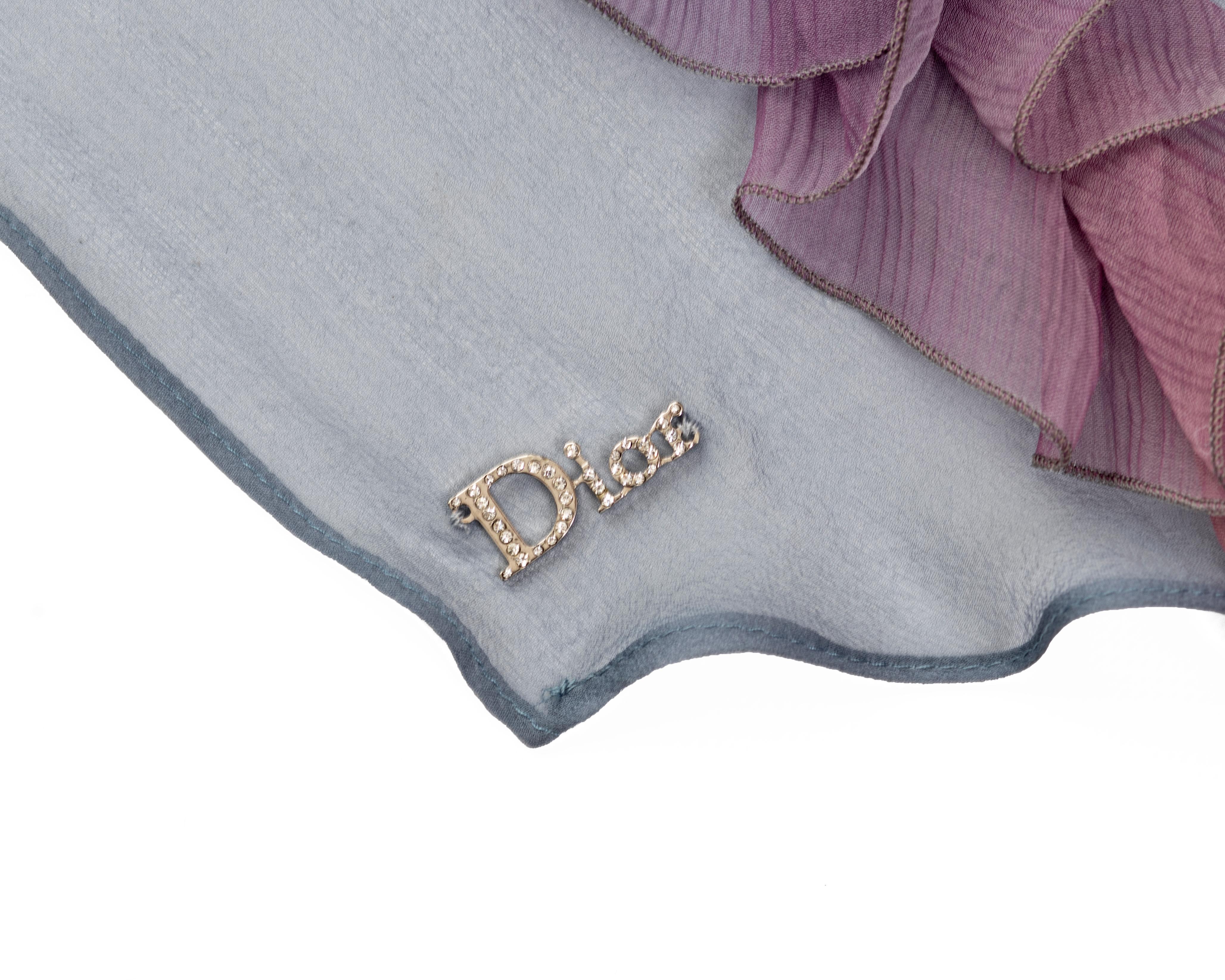 Christian Dior by John Galliano bias cut silk evening dress with shawl, fw 2004 9