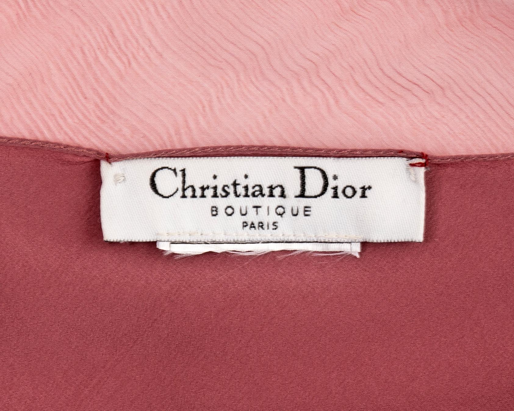 Christian Dior by John Galliano bias cut silk evening dress with shawl, fw 2004 11