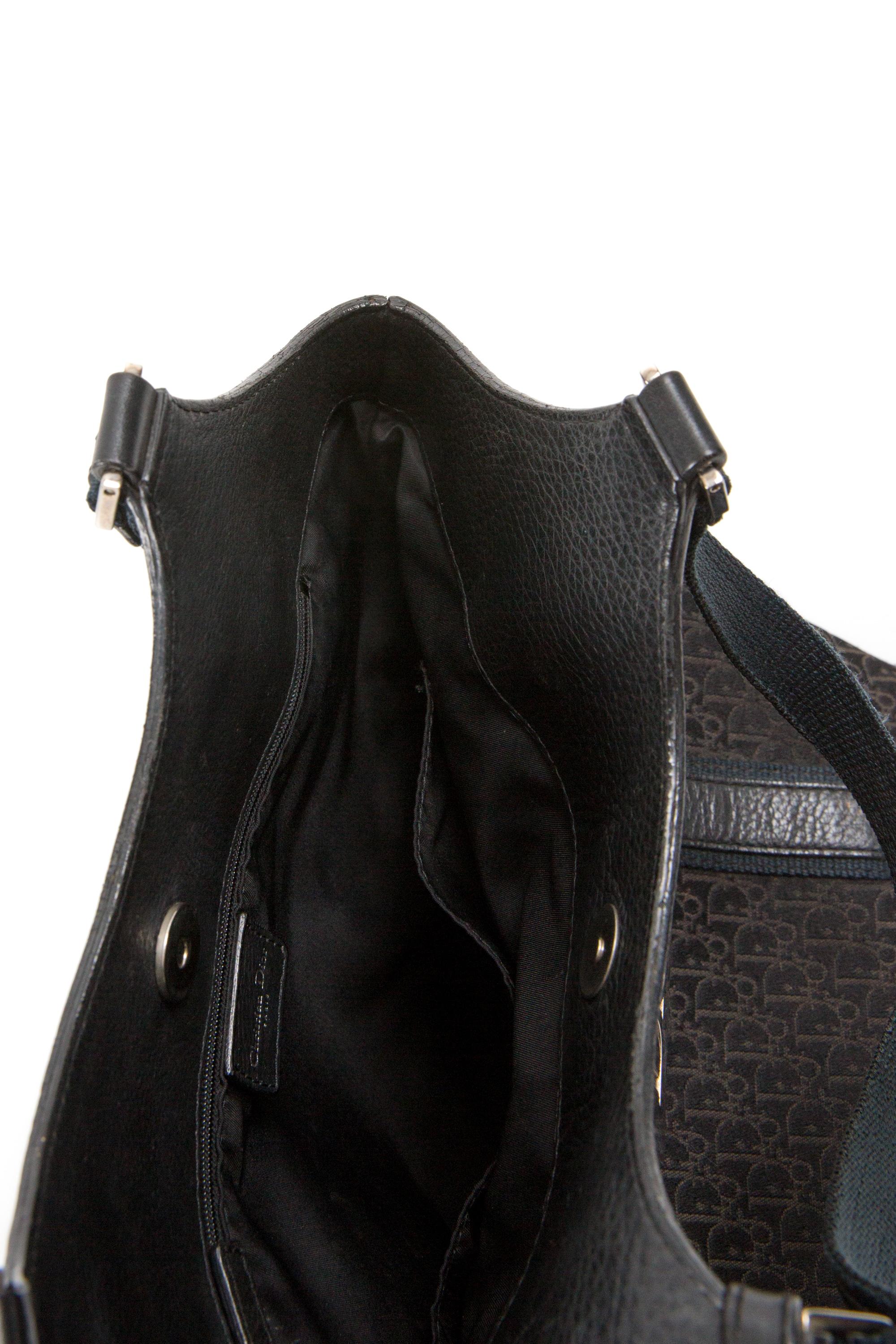 Christian Dior for John Galliano Schwarz und Brown Street Chic Tote Bag im Angebot 2