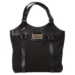 Christian Dior by John Galliano Black and Brown “Street Chic” Tote Bag