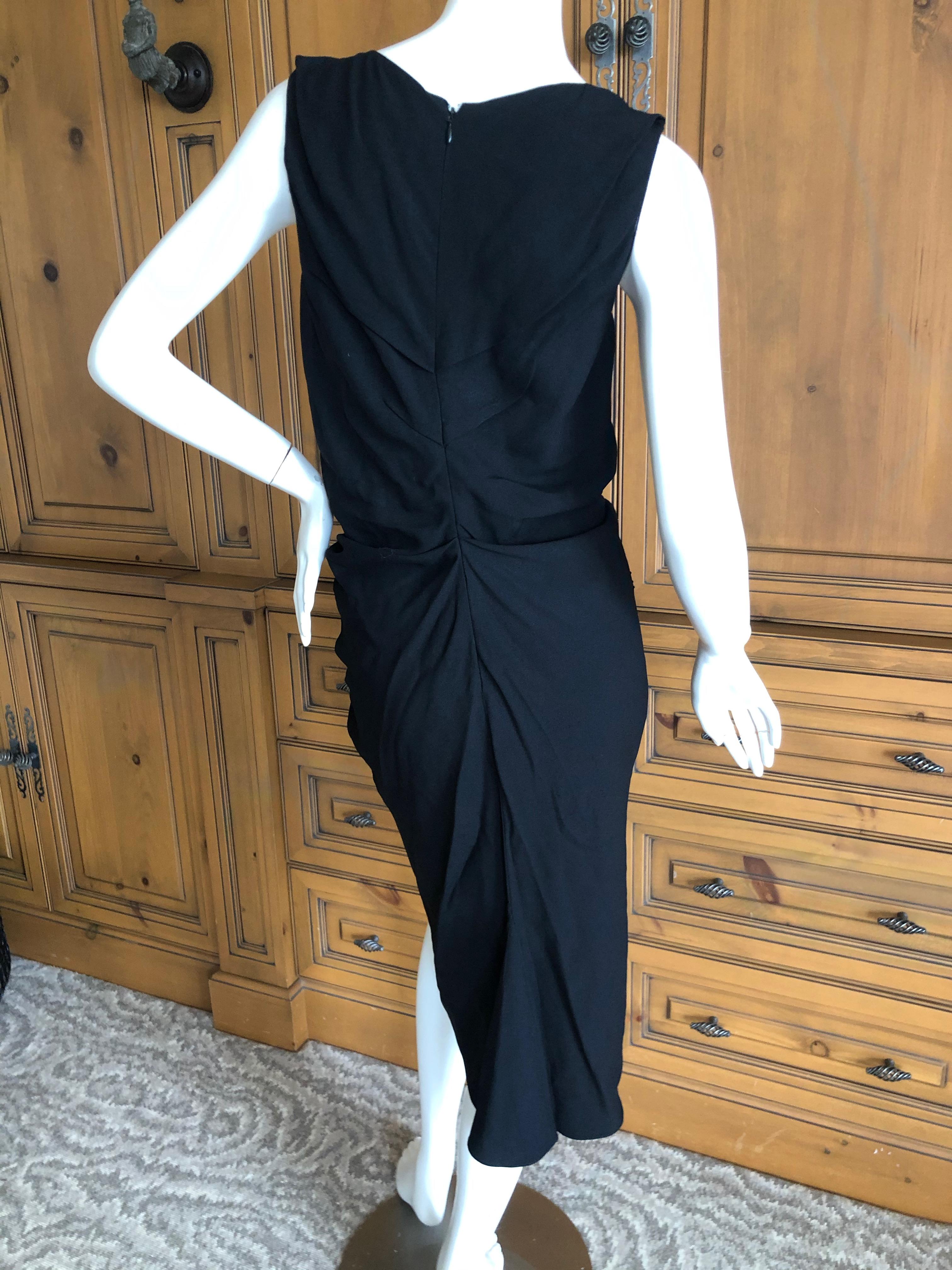 Christian Dior by John Galliano Black Jewel Embellished Cocktail Dress For Sale 5