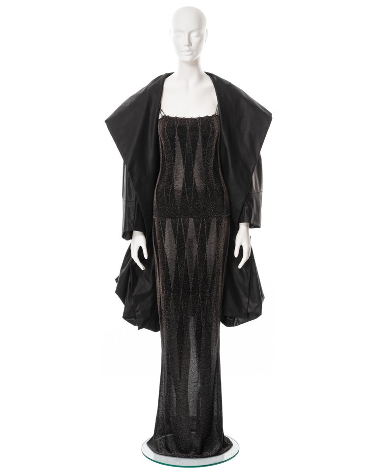 dior black dresses Fall 2014 Christian Dior by Raf Simons Micro Mini Black Silk Satin Dress main image 0