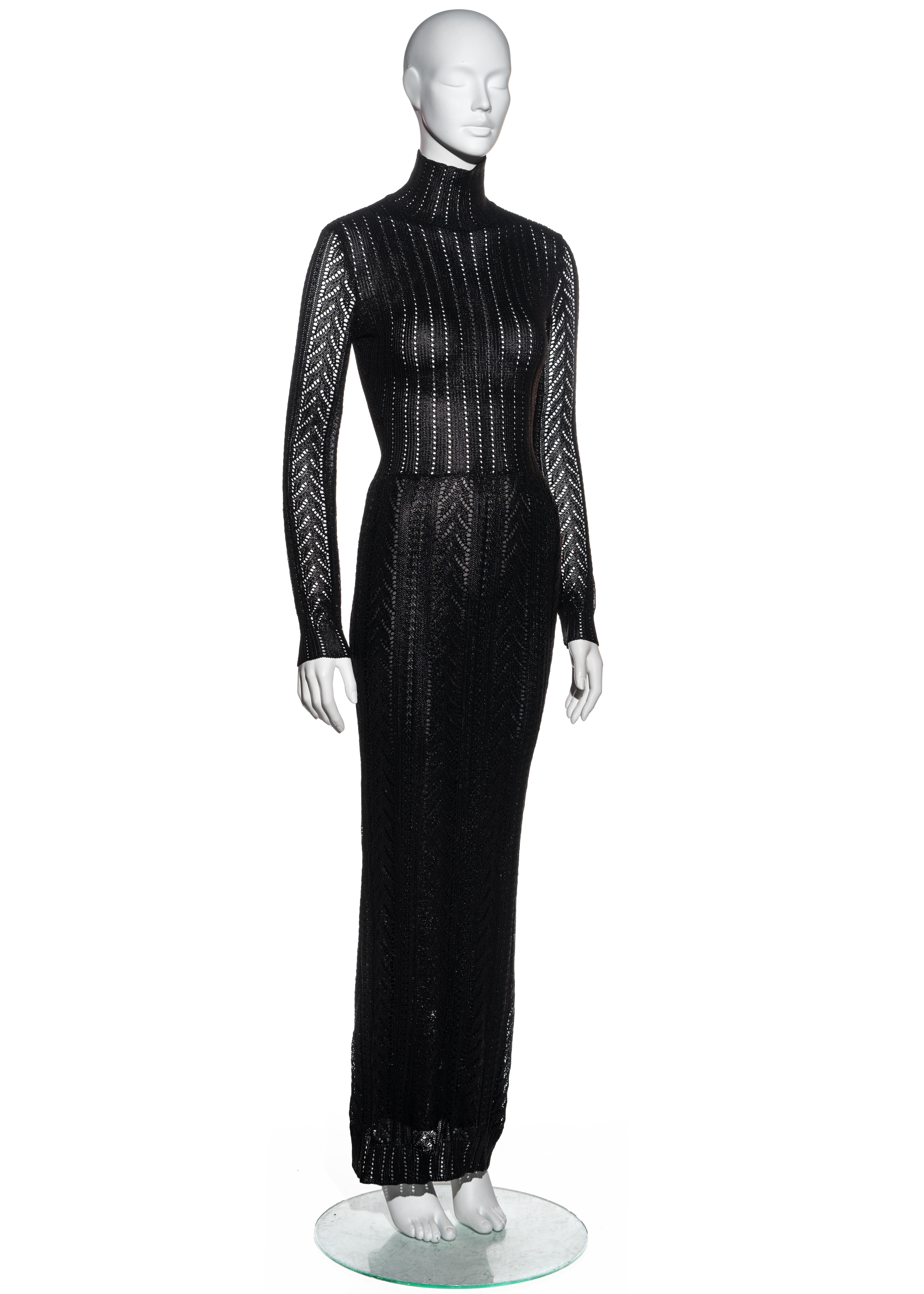 dior black dress open back