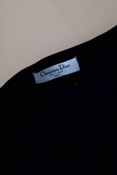 Christian Dior by John Galliano Black Satin Silk Lined Knot Dress