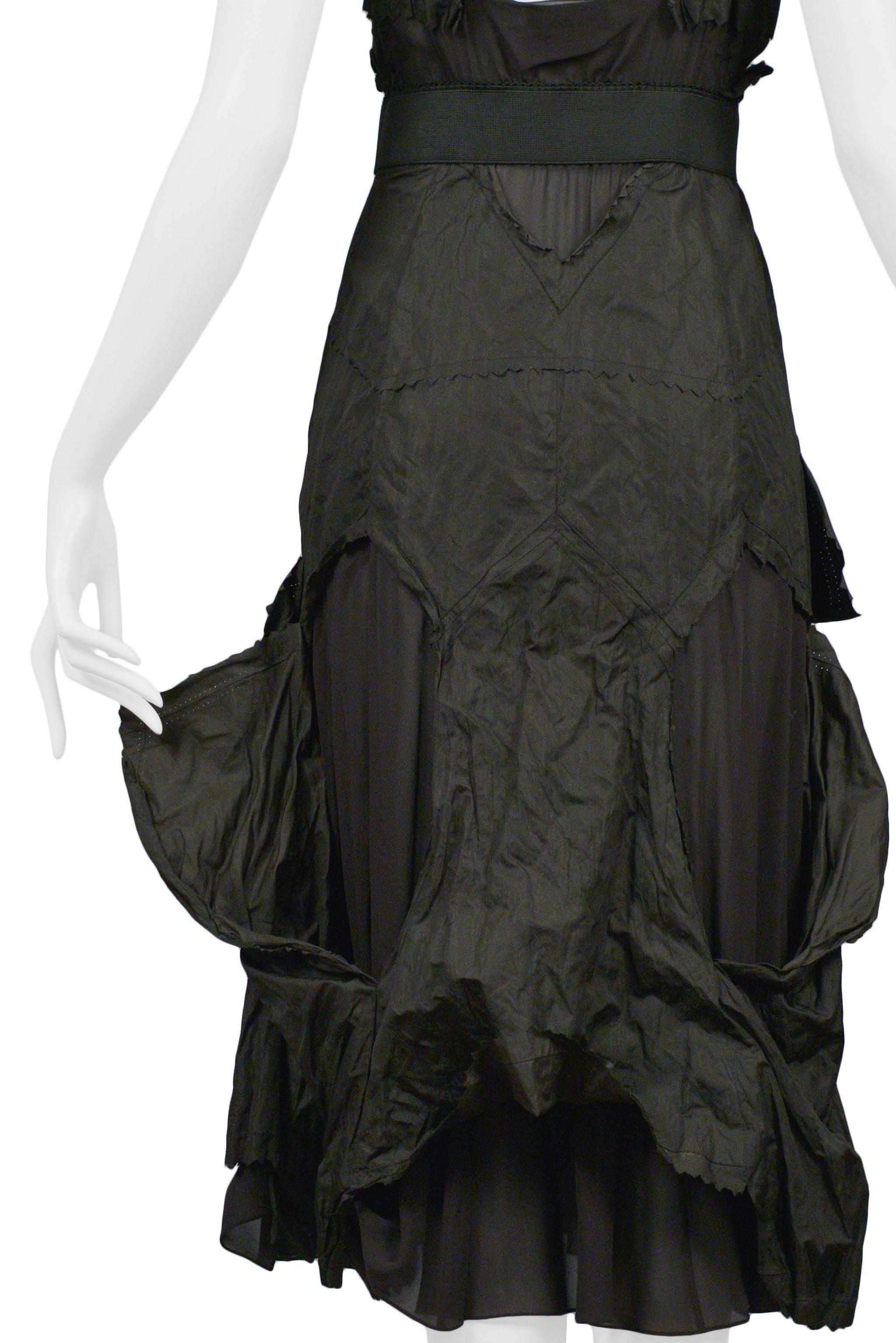Christian Dior By John Galliano - Robe de soirée « Hobo » en taffetas noir  en vente 6