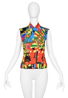 Christian Dior by John Galliano Gilet MC Bob Marley Reggae Theme 2003