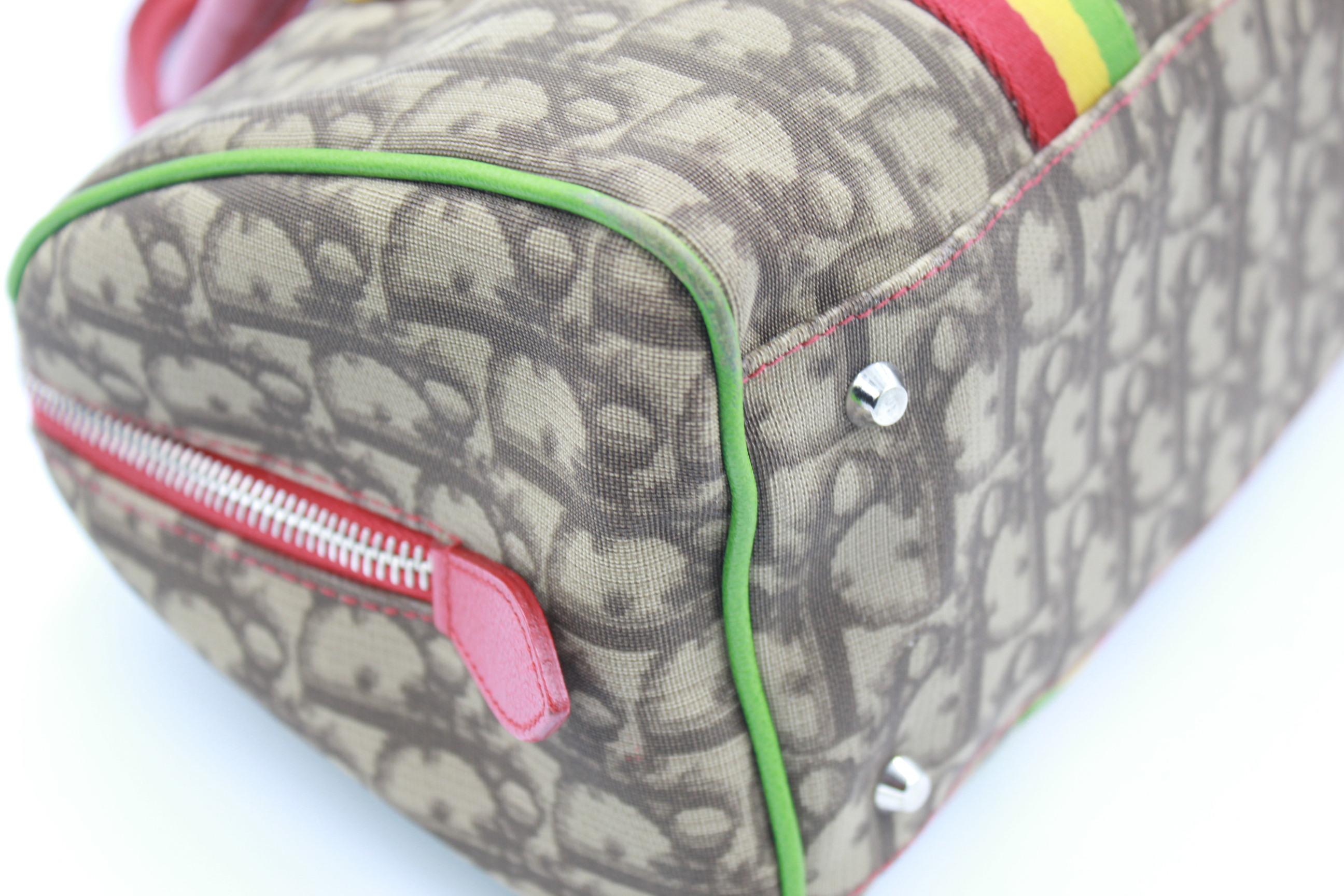 Brown Christian Dior by John Galliano Boston Bag