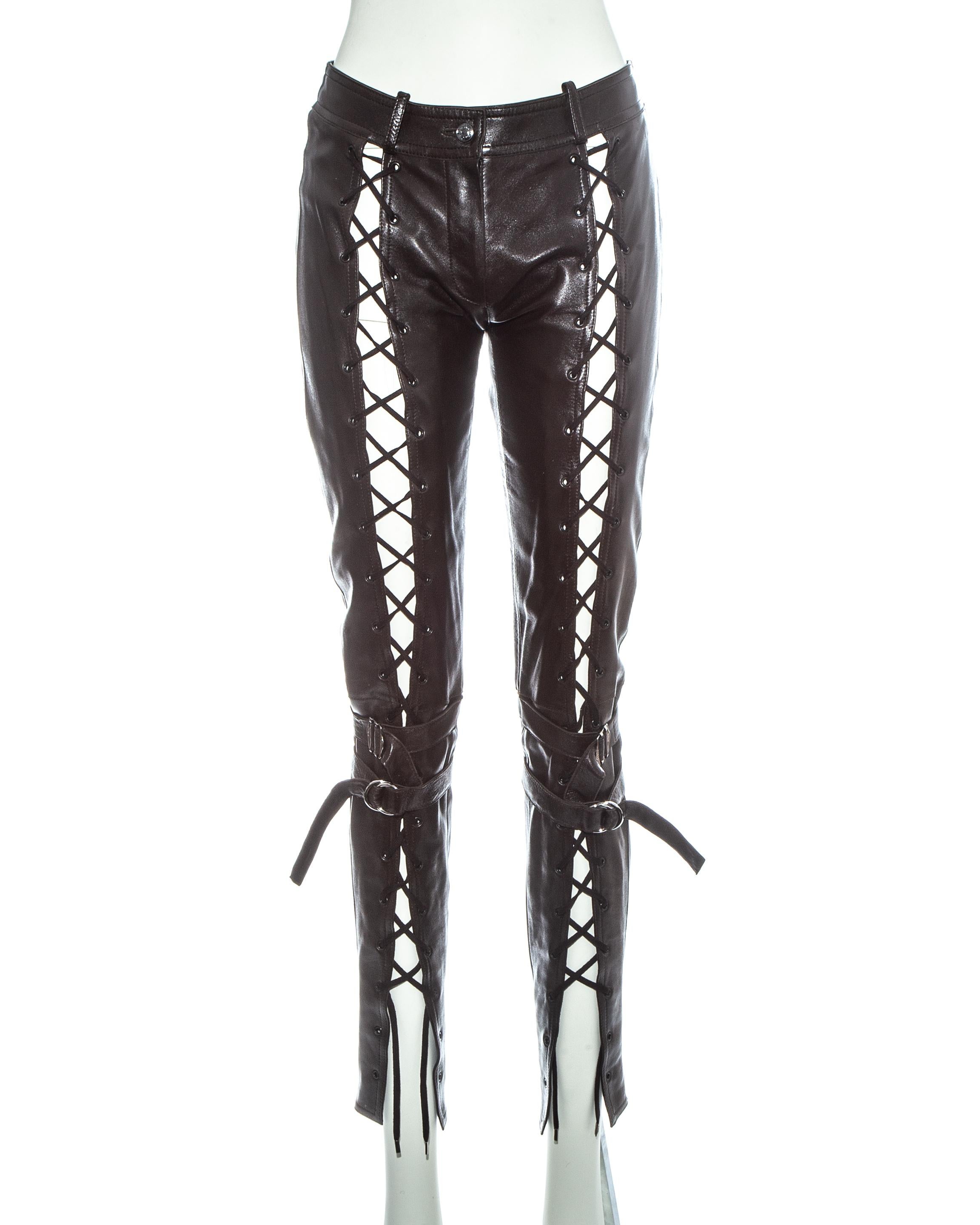 vintage dior leather pants