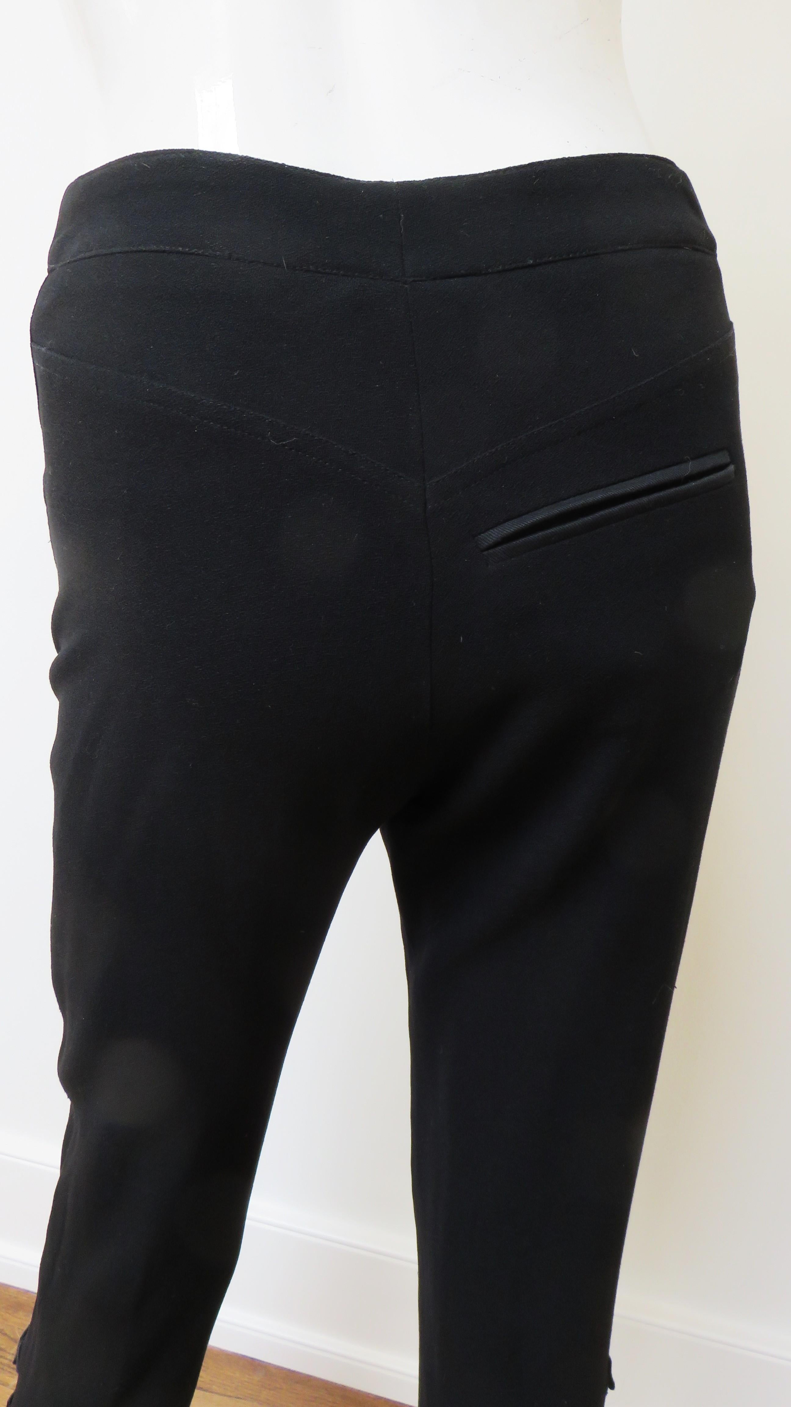 Christian Dior by John Galliano Iconic Buckle Leg Pants For Sale 7