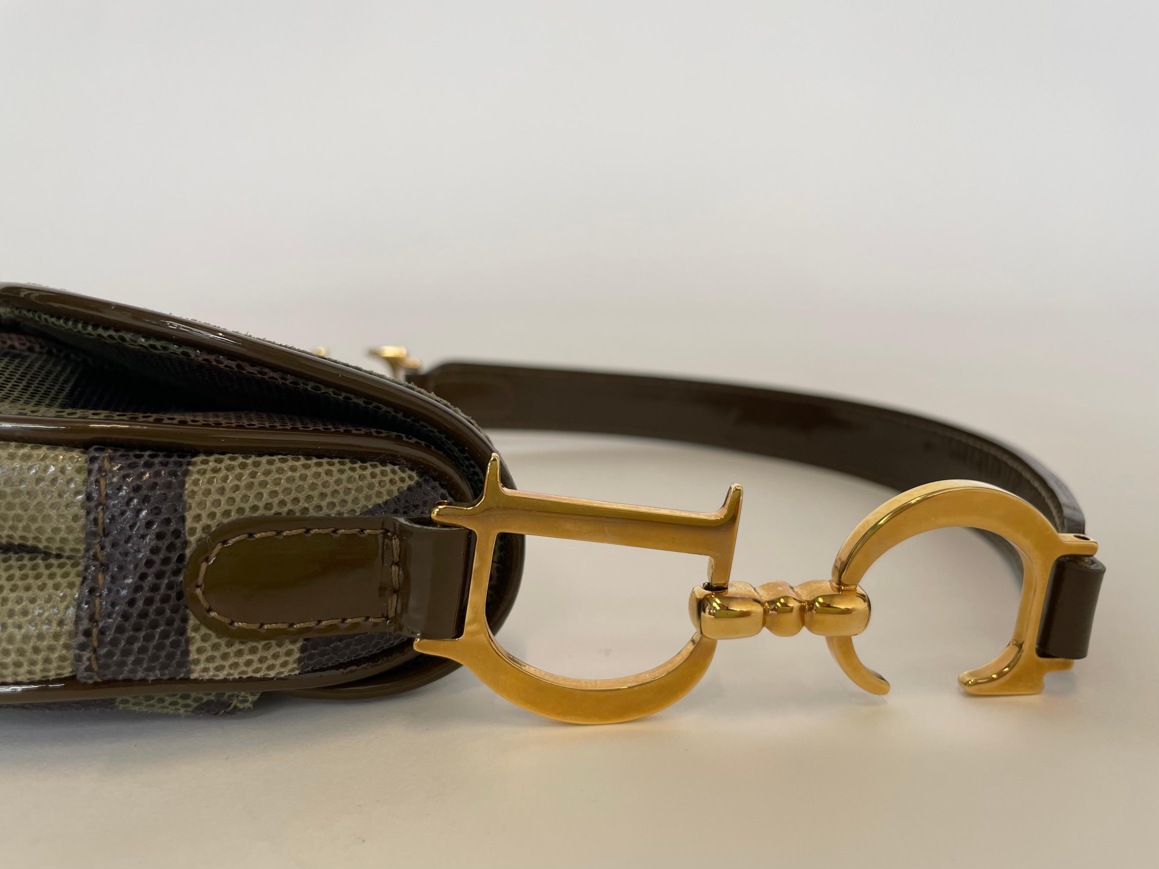 Rare Christian Dior By John Galliano Camouflage Saddle Bag, Spring-Summer 2001 9