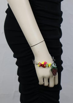 CHRISTIAN DIOR by JOHN GALLIANO Candy Strawberries Bracelet, Spring 2005