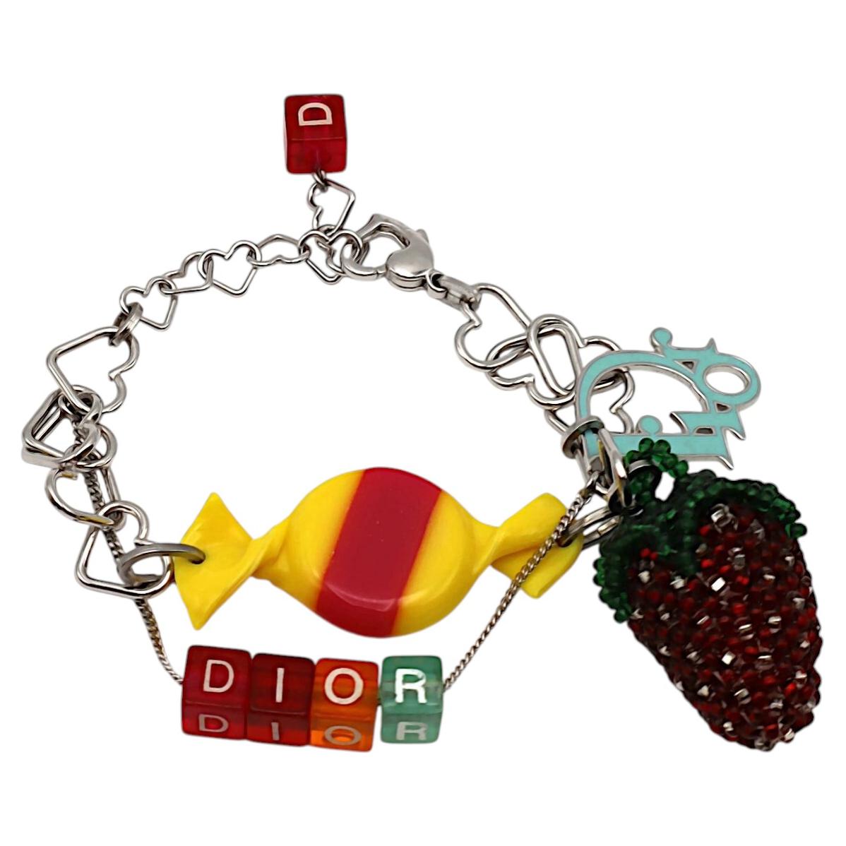 CHRISTIAN DIOR by JOHN GALLIANO Candy Strawberries Bracelet