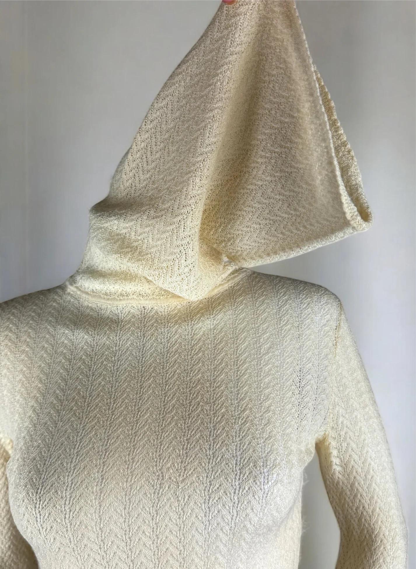 Women's Christian Dior by John Galliano Chevron Knit Jumper, FW 1998 For Sale