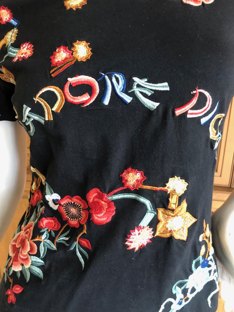 Christian Dior J'adore Dior Glomesh Print T-Shirt – FRUIT Vintage