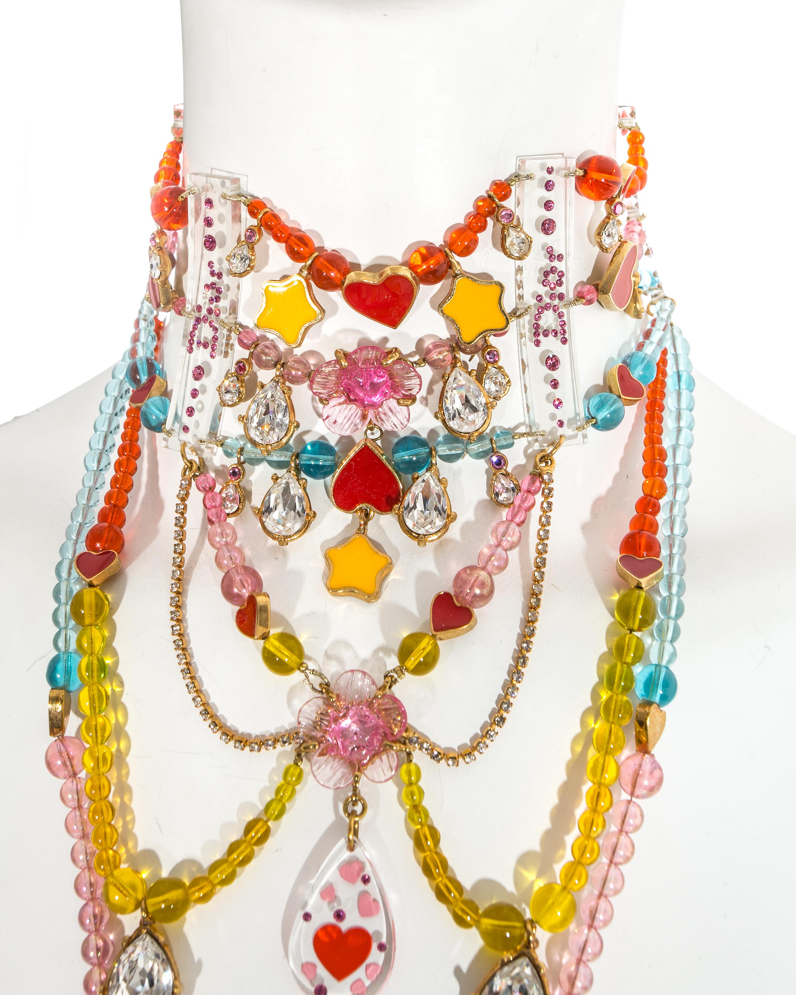 Christian Dior by John Galliano Couture chandelier choker necklace, ca. 2001 In Excellent Condition In London, London