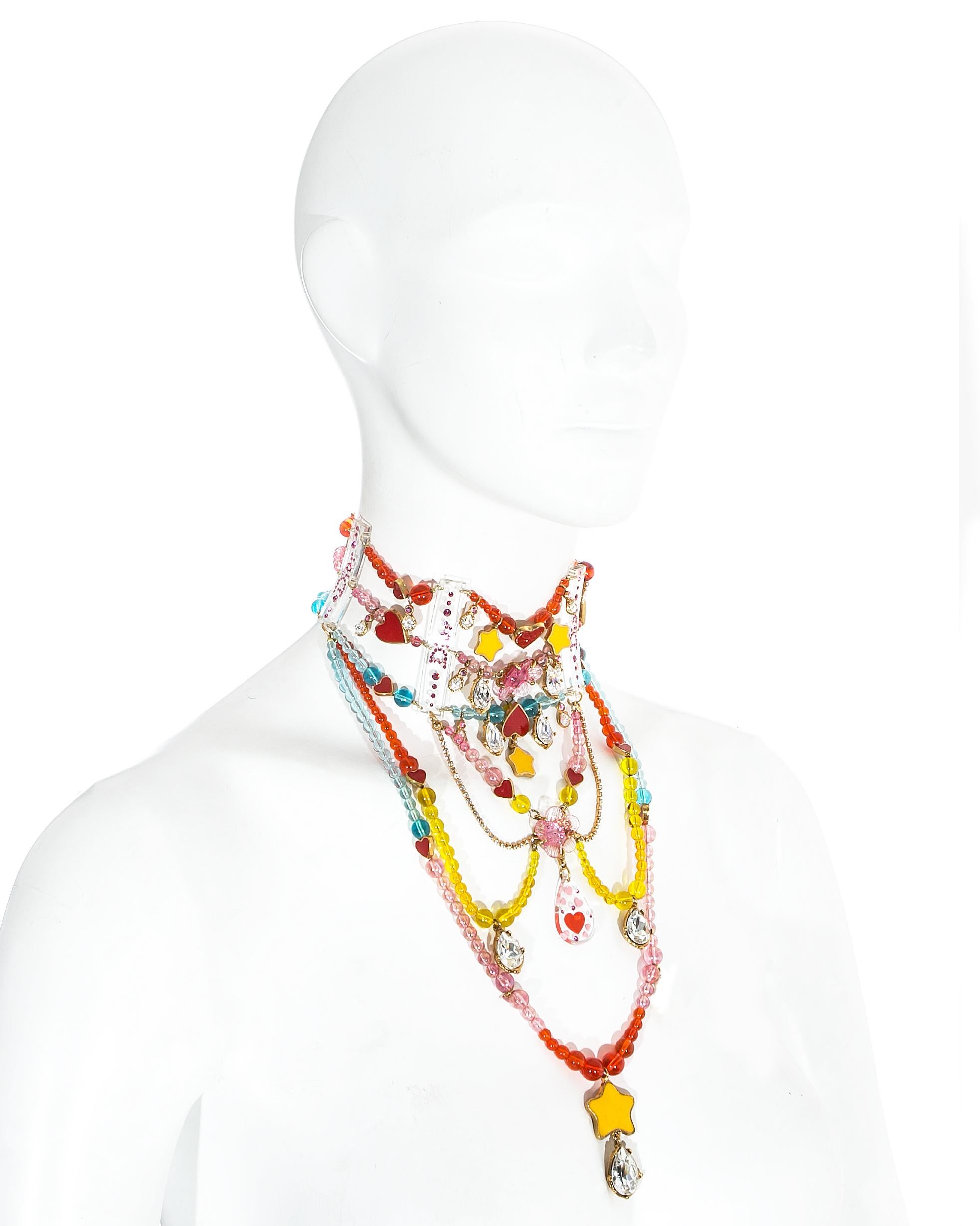 Women's Christian Dior by John Galliano Couture chandelier choker necklace, ca. 2001