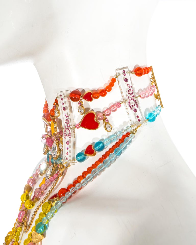 Christian Dior by John Galliano Couture chandelier choker necklace, ca