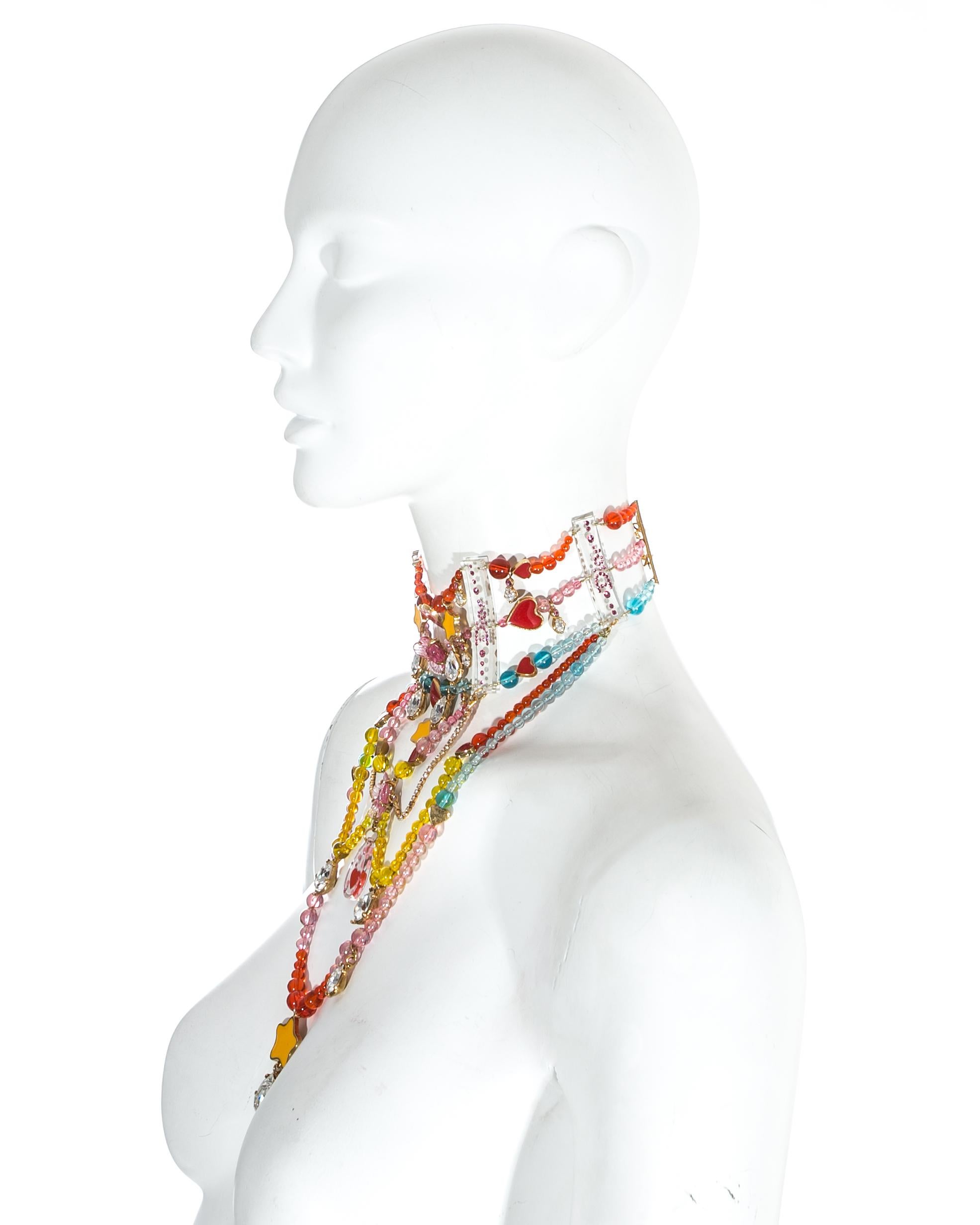 Christian Dior by John Galliano Couture chandelier choker necklace, ca. 2001 3