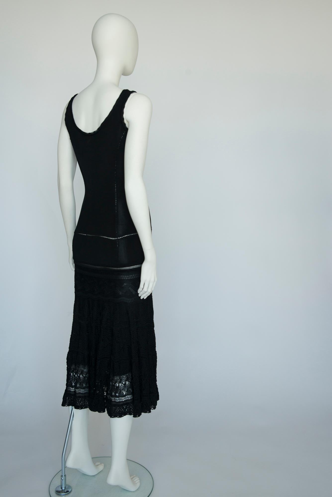 Christian Dior By John Galliano Crochet-Knit Slip Dress, Spring-Summer 1998 4