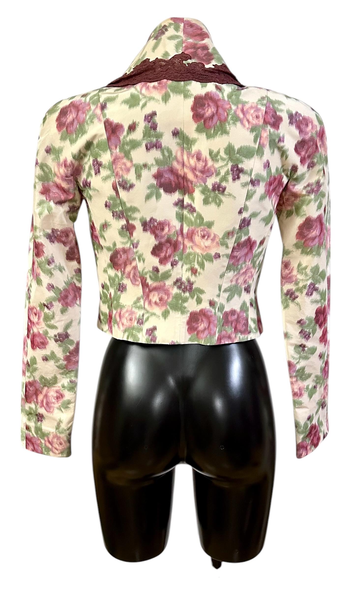 De las mujeres Christian Dior by John Galliano Chaqueta de seda estampada 