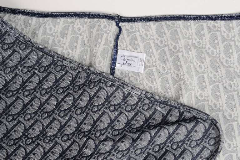 Christian Dior By John Galliano Dior Oblique Monogram Pareo at 1stDibs