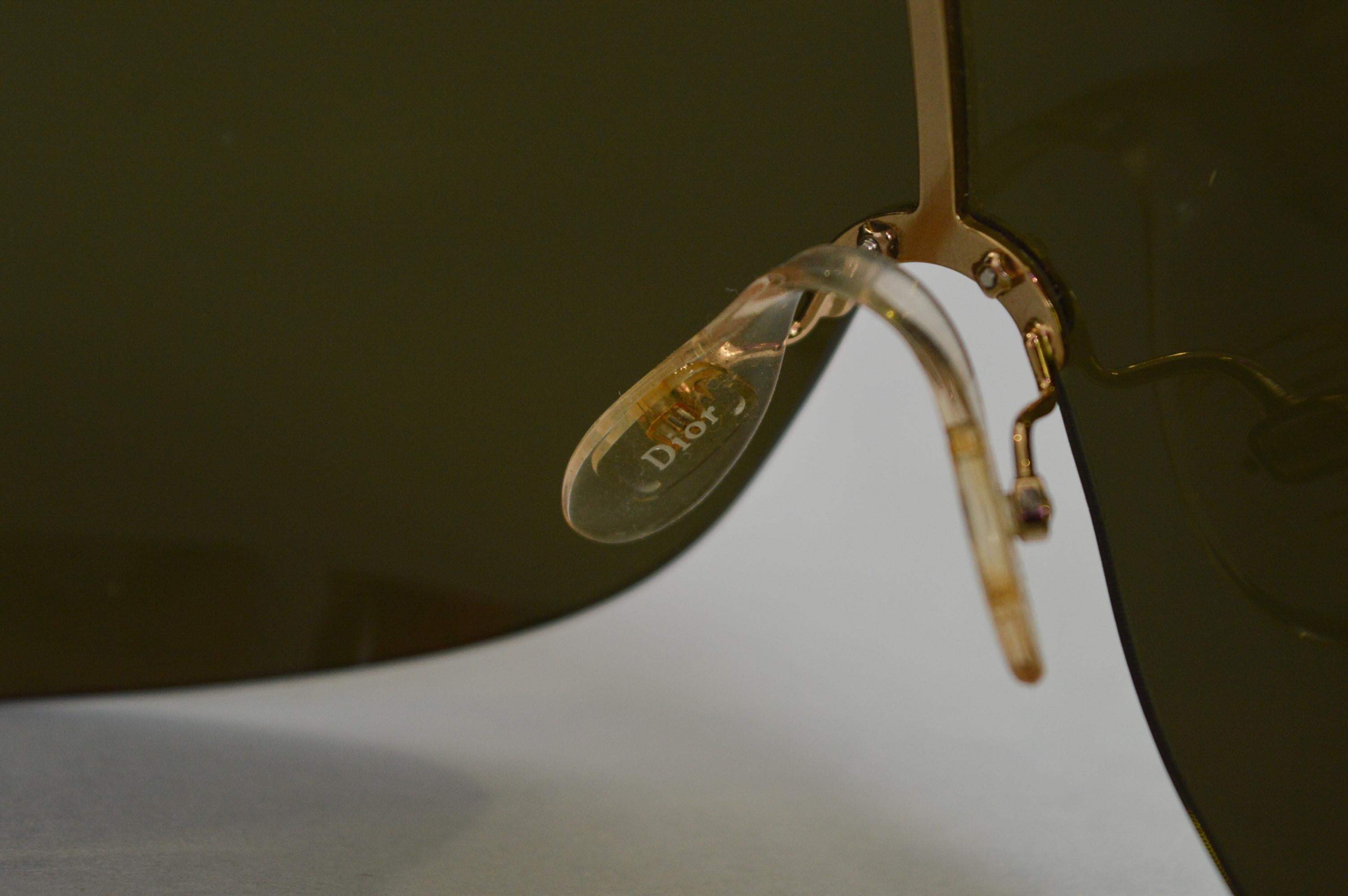 Christian Dior by John Galliano 'DIOR SPORT 2' Visor Shades Y2k Sunglasses 6