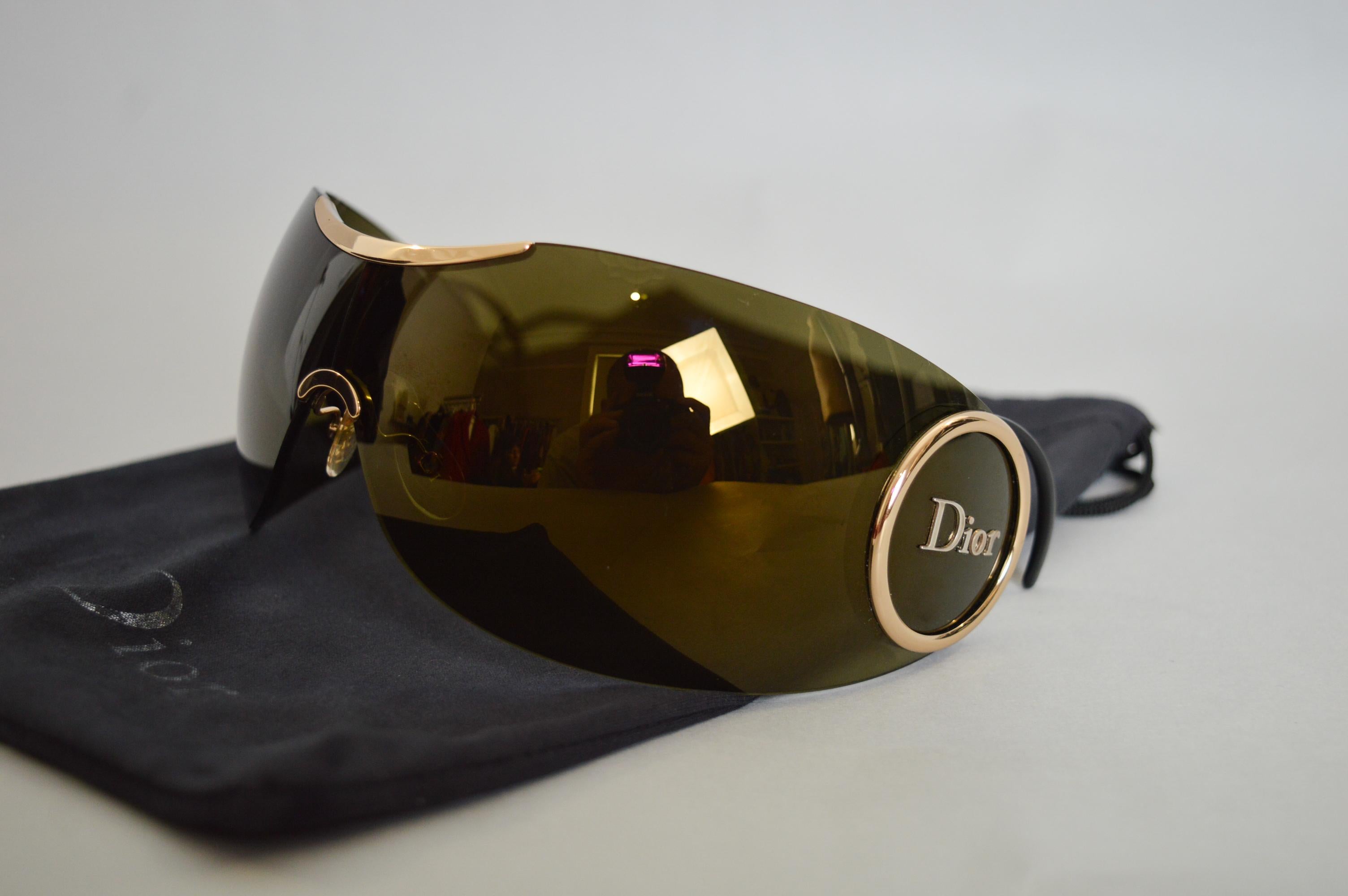 Women's or Men's Christian Dior by John Galliano 'DIOR SPORT 2' Visor Shades Y2k Sunglasses