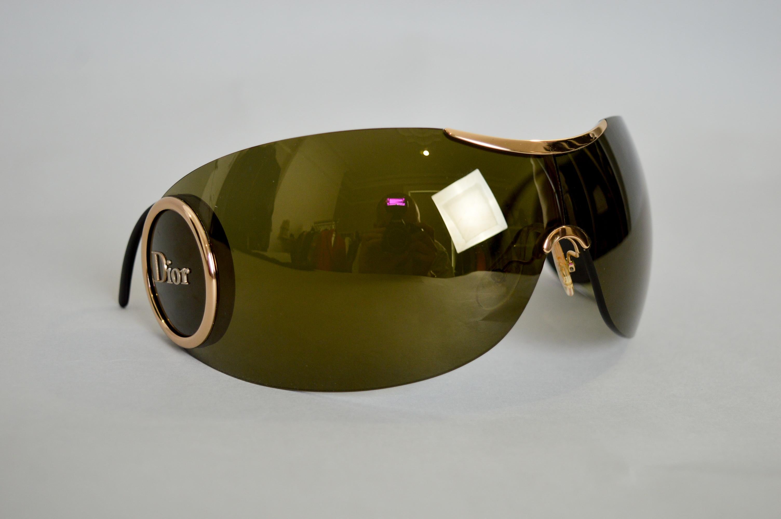 Christian Dior by John Galliano 'DIOR SPORT 2' Visor Shades Y2k Sunglasses 2