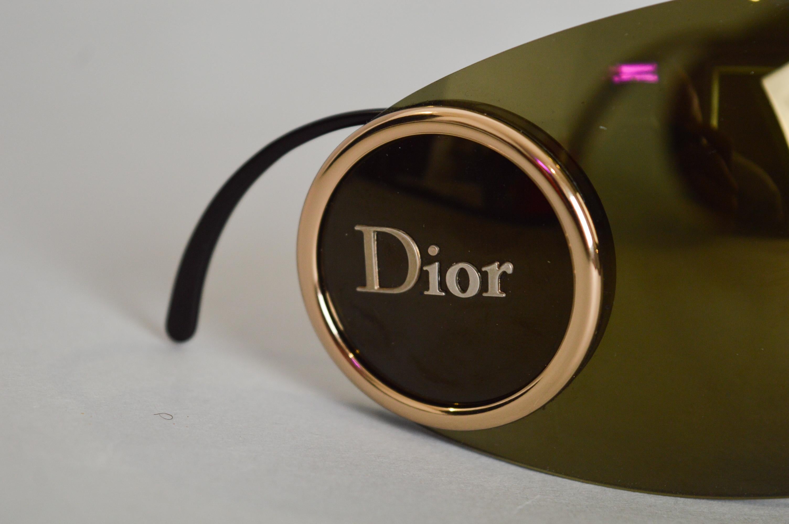 Christian Dior by John Galliano 'DIOR SPORT 2' Visor Shades Y2k Sunglasses 3