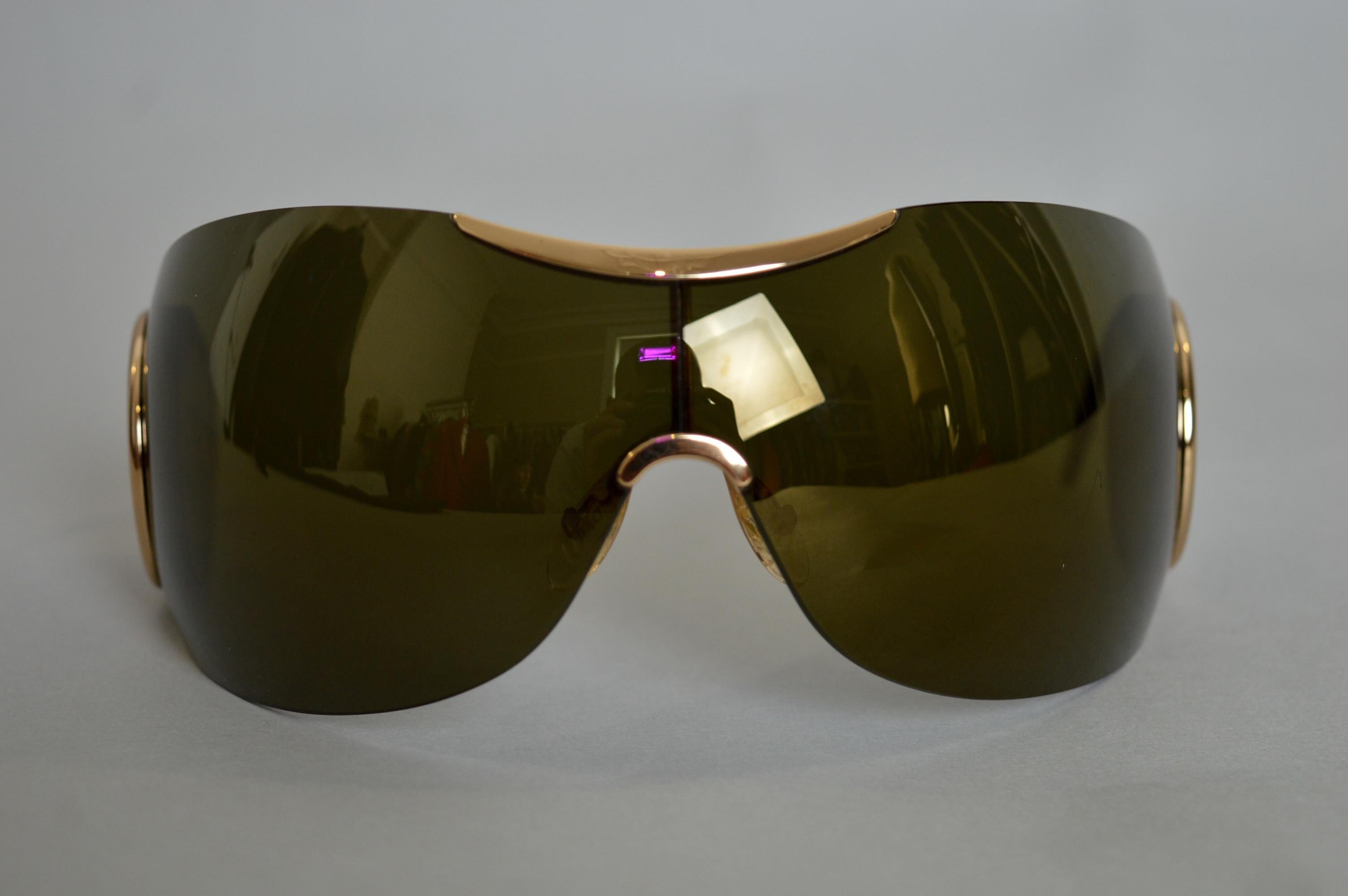 Christian Dior by John Galliano 'DIOR SPORT 2' Visor Shades Y2k Sunglasses 4