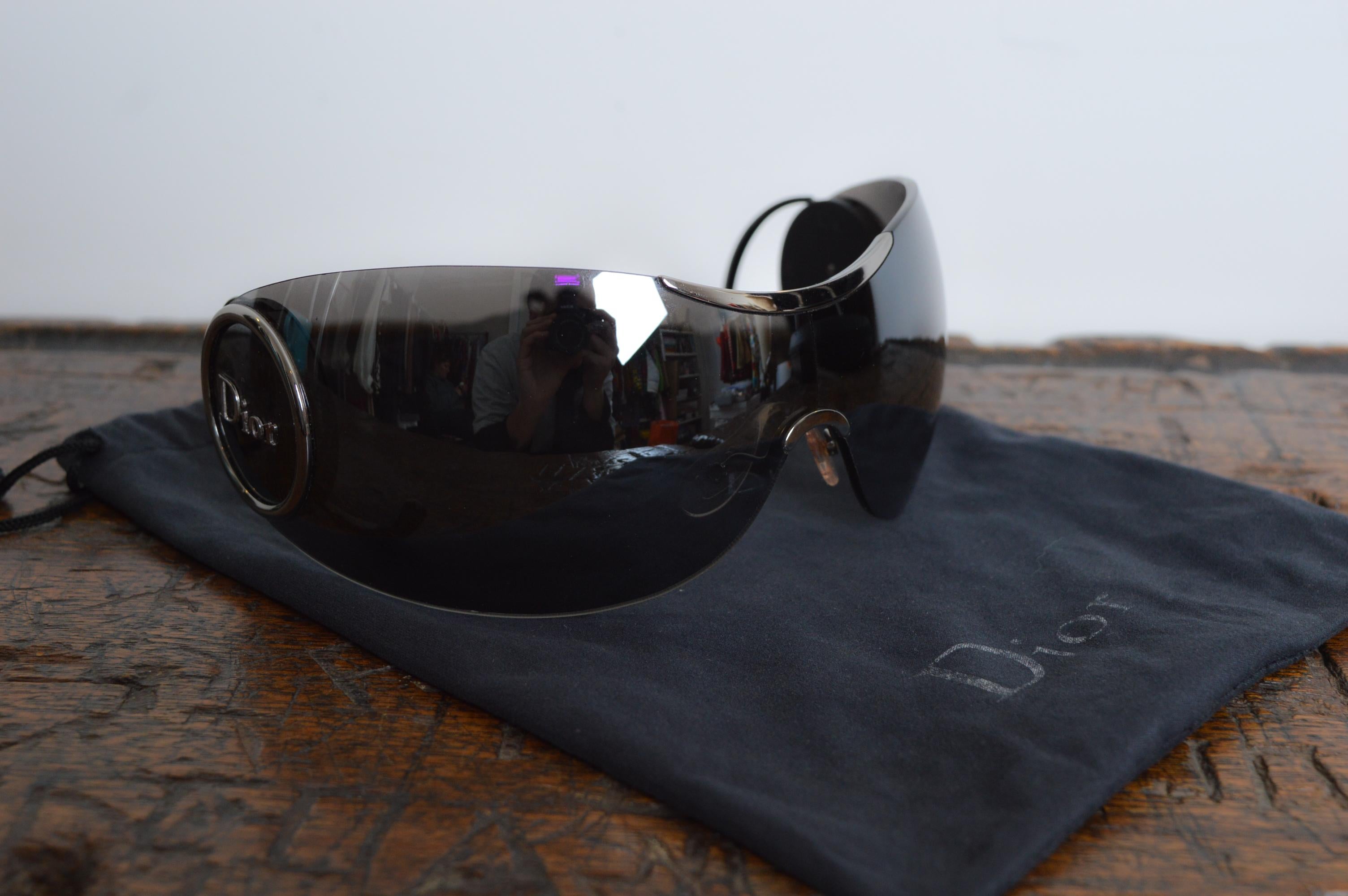 Christian Dior by John Galliano for Christian Dior 'Sport 2' Y2K Visor Sunglasses - Shades en vente 1