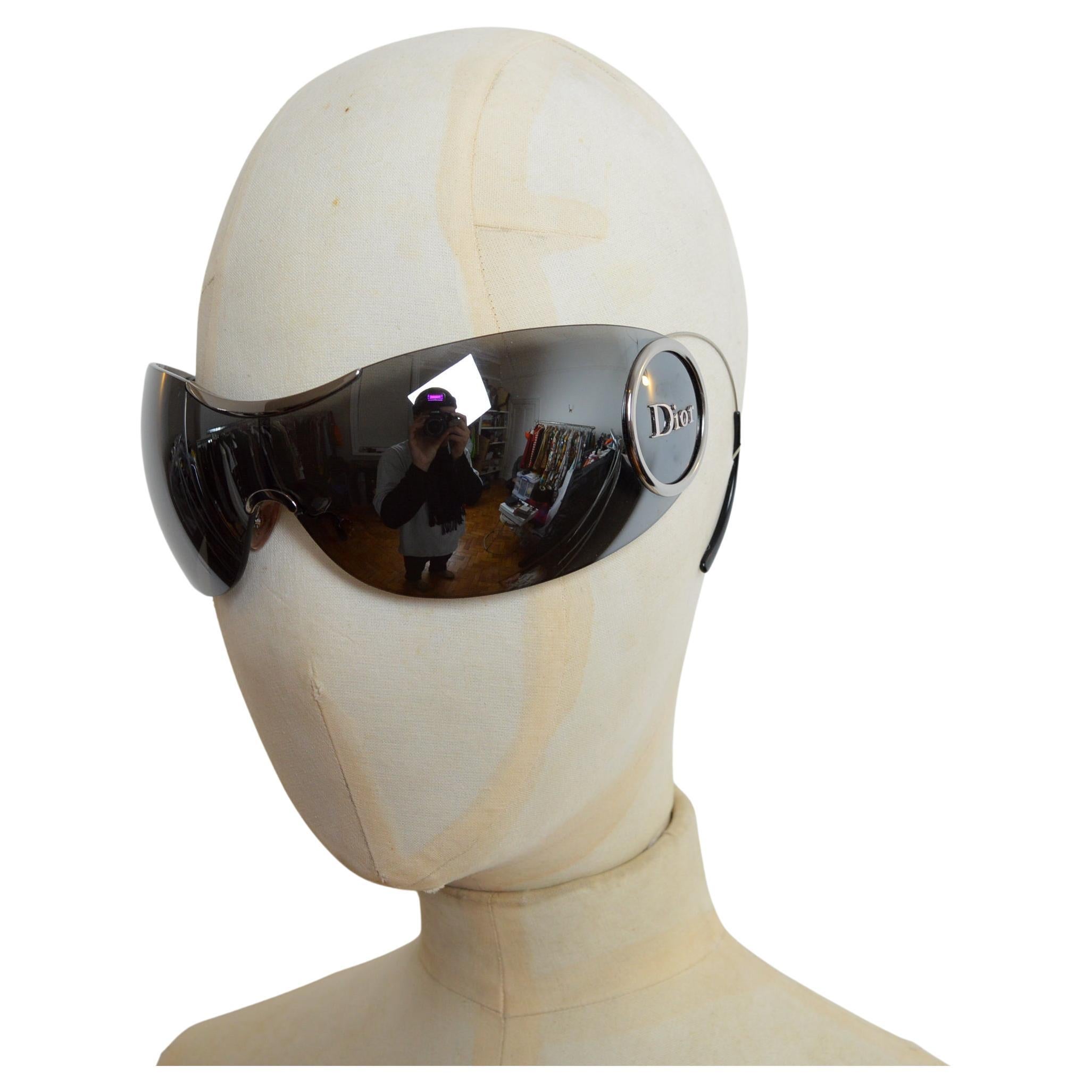 Christian Dior by John Galliano for Christian Dior 'Sport 2' Y2K Visor Sunglasses - Shades en vente