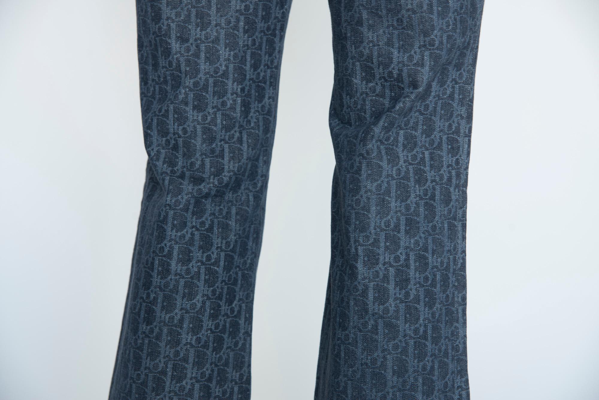 Christian Dior By John Galliano Diorissimo « Light » Pantalon court en jean, SS2006 en vente 10