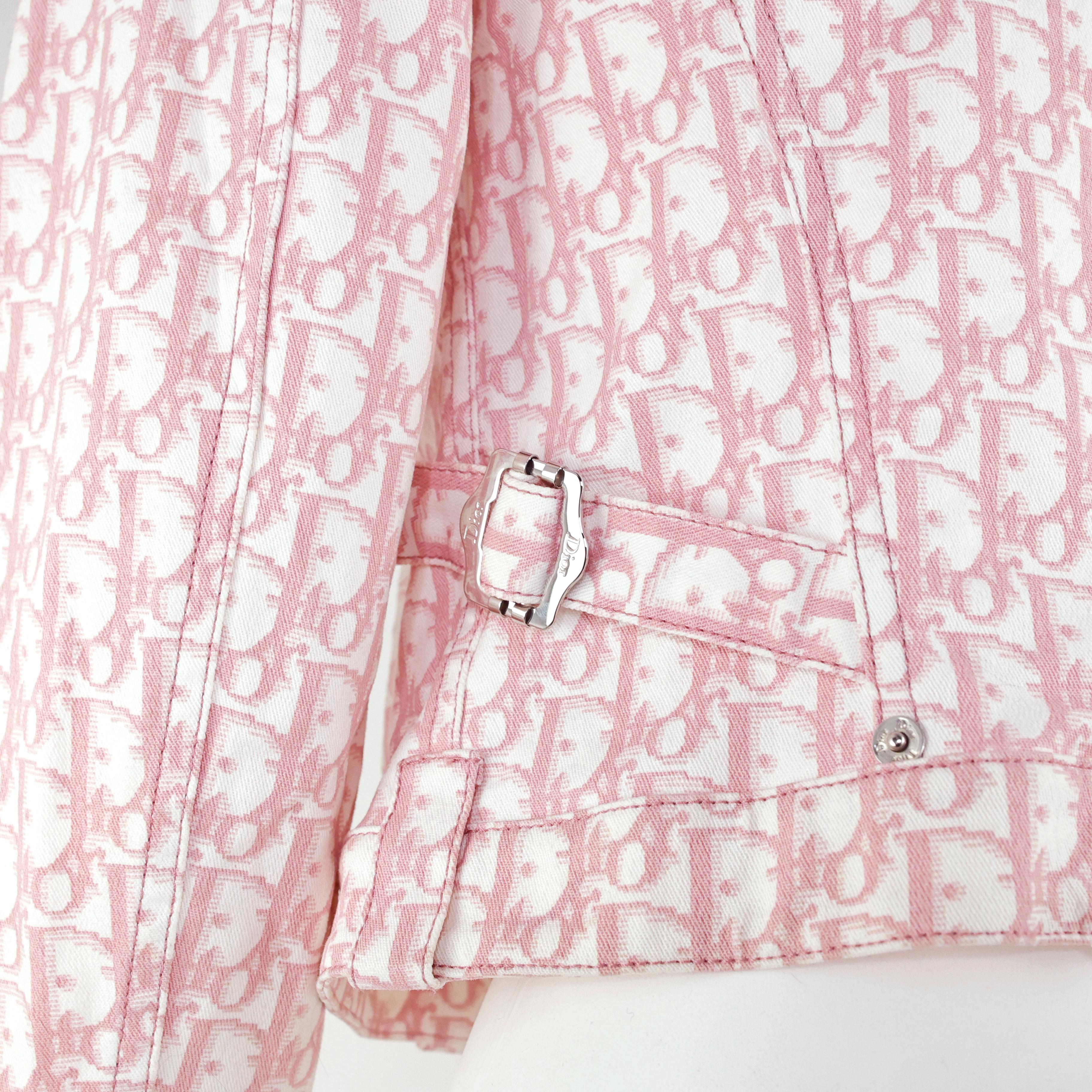 Christian Galliano for Christian Dior, la giacca rosa impreziosita di John Galliano In condizioni buone in vendita a Bressanone, Trentino-Alto Adige