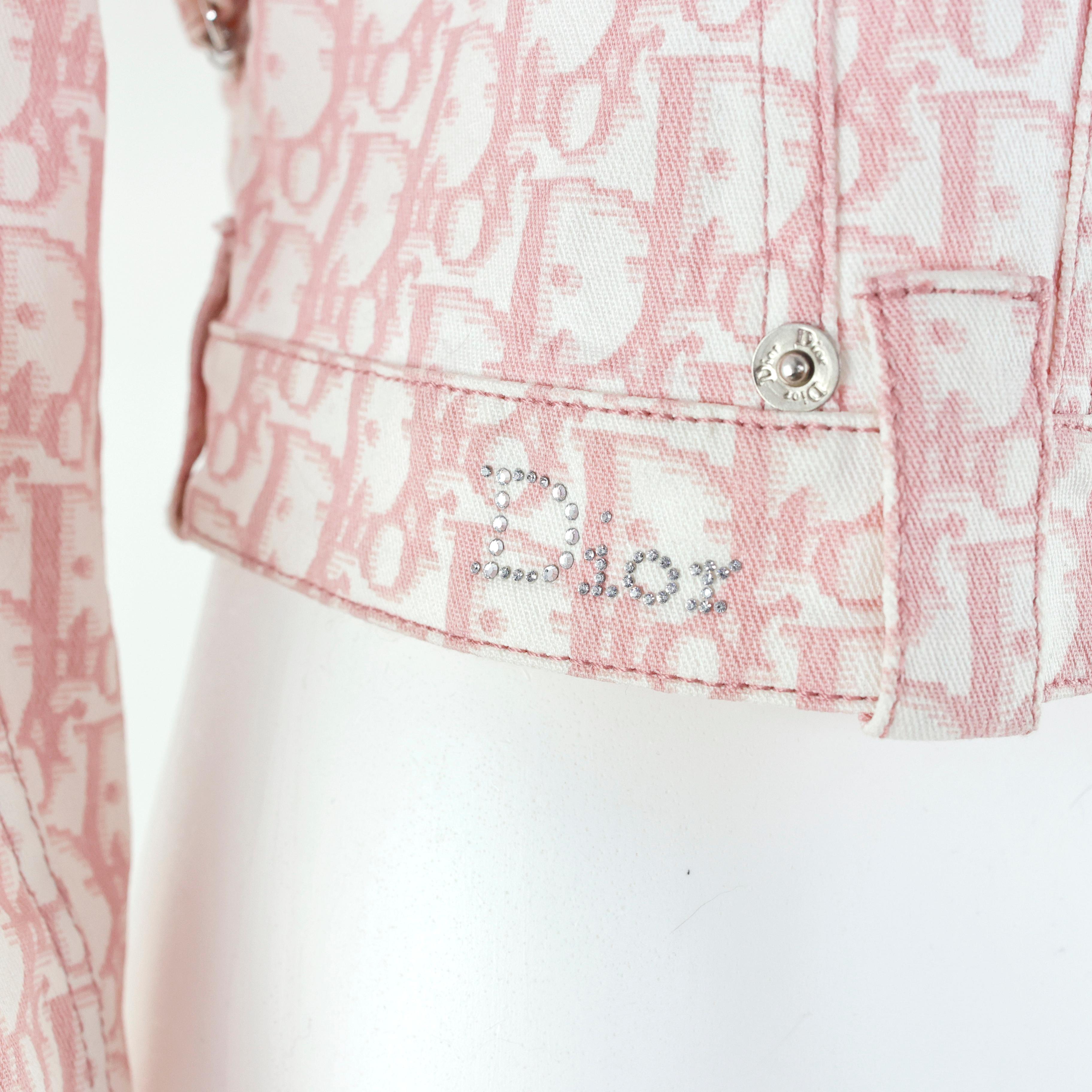 Christian Galliano for Christian Dior, la giacca rosa impreziosita di John Galliano in vendita 4
