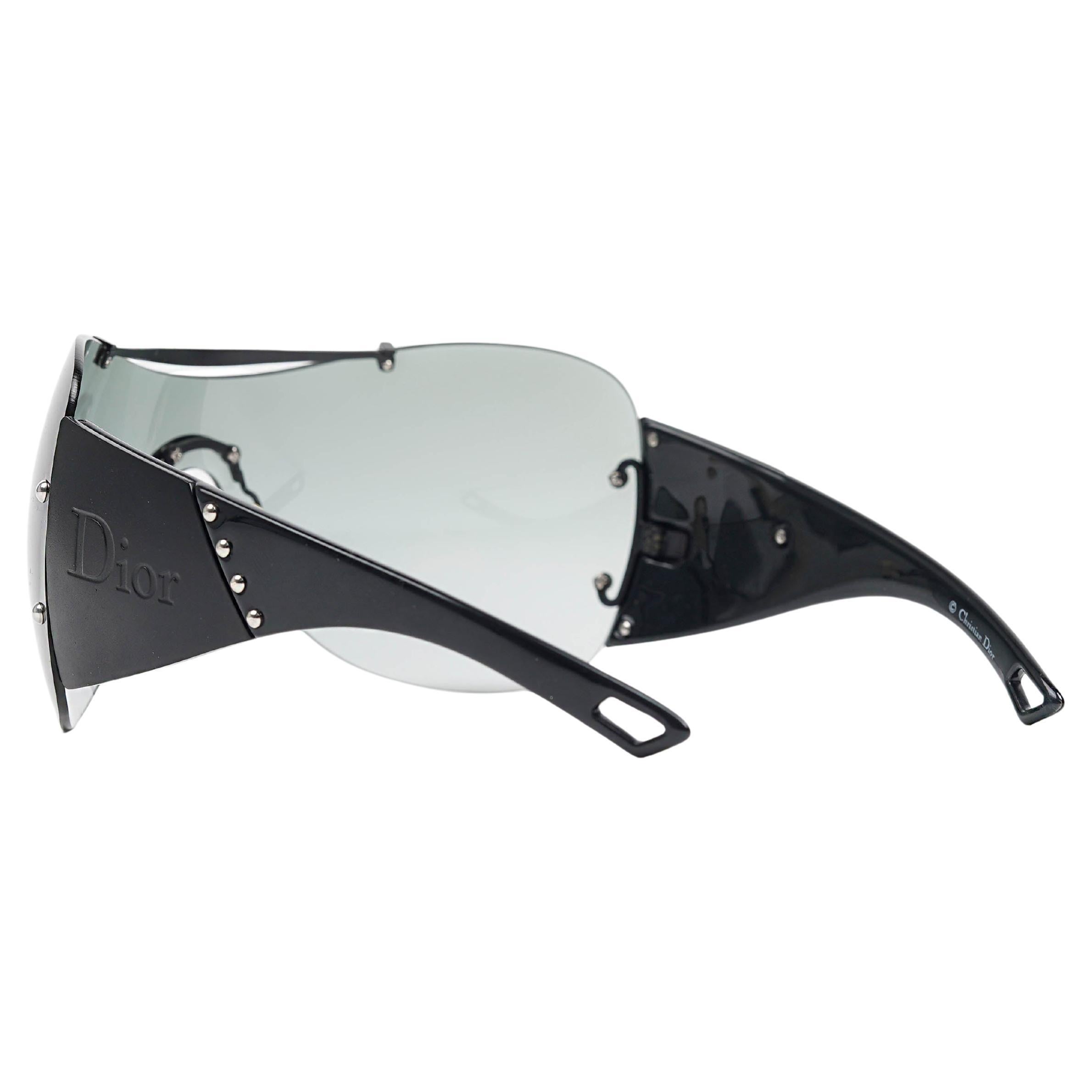 Gray Christian Dior by John Galliano “Diorito 1” Sunglasses – Early 2000s Icon For Sale