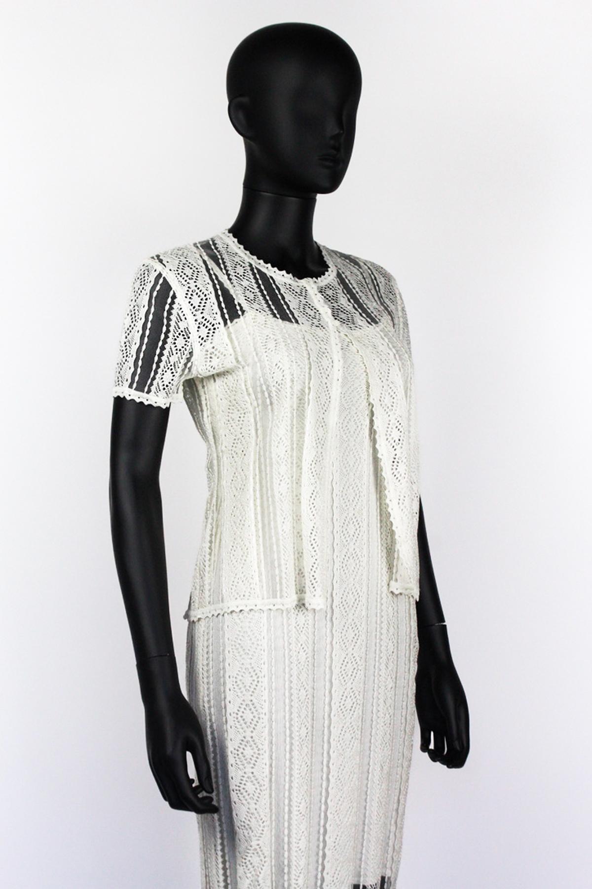 Robe et cardigan Christian Dior by John Galliano, S/S 2000 Excellent état - En vente à Norwich, GB