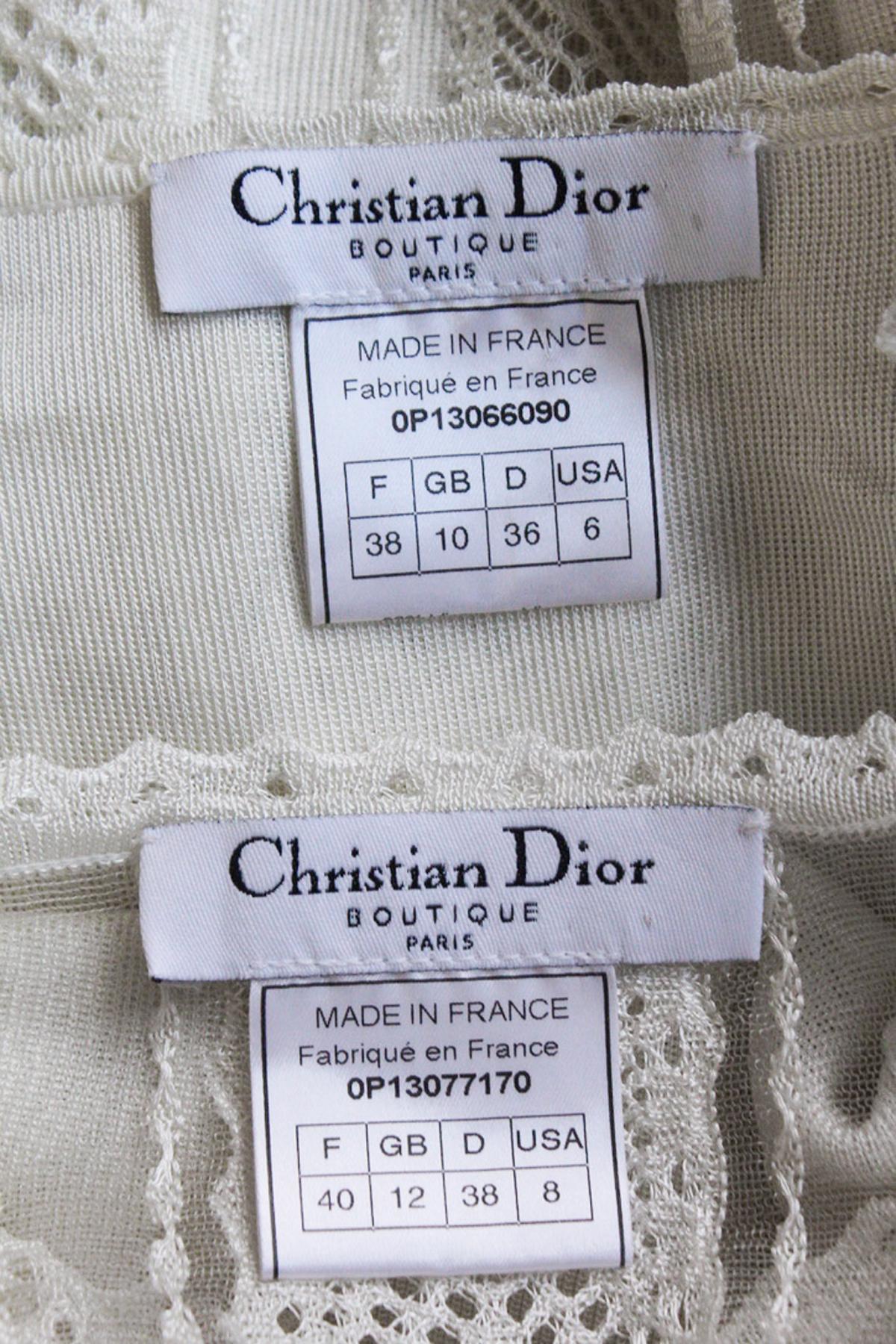 Robe et cardigan Christian Dior by John Galliano, S/S 2000 en vente 2