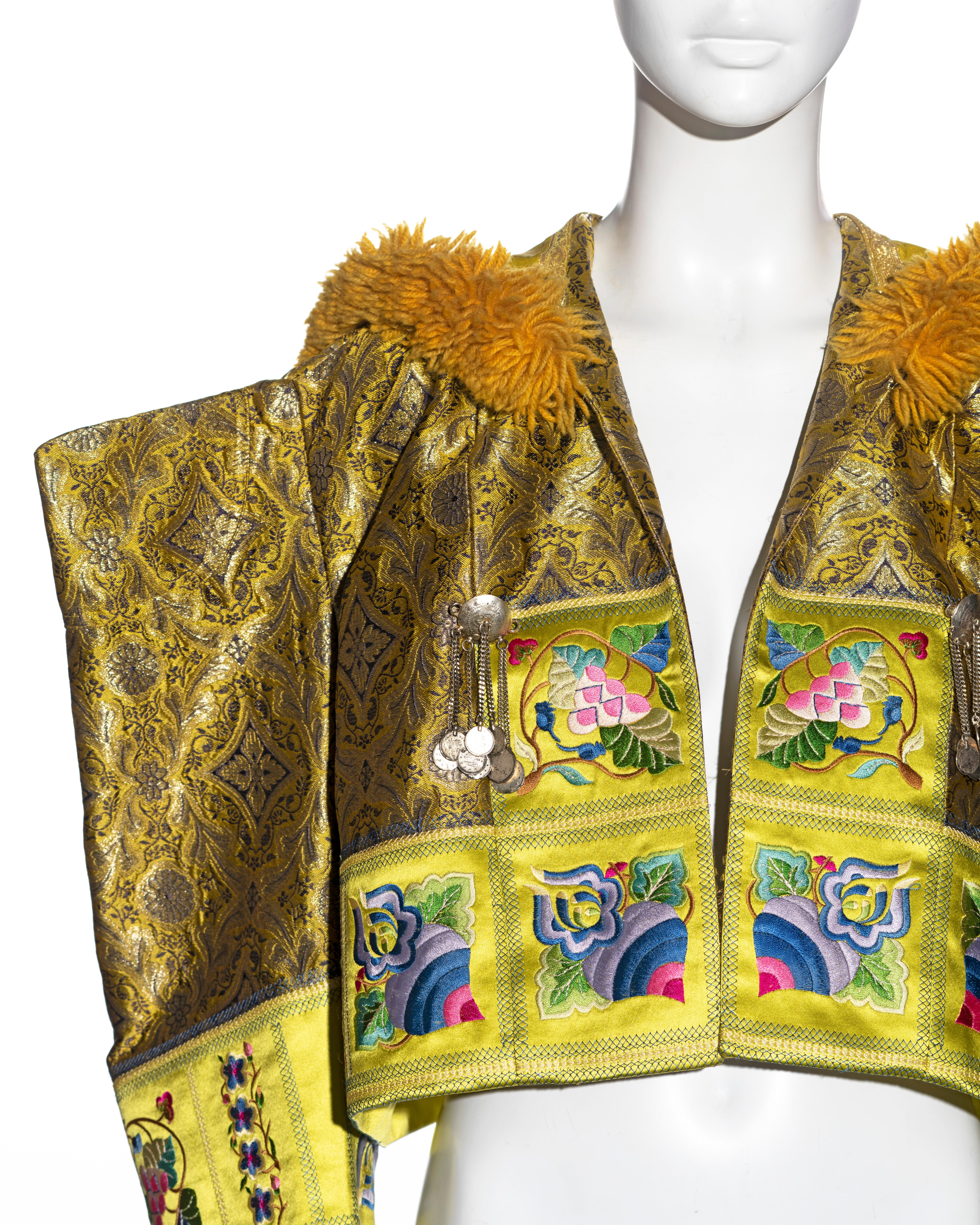 Christian Dior by John Galliano embroidered metallic brocade jacket, fw 2002 In Excellent Condition In London, GB