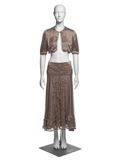 Christian Dior by John Galliano Embroidered Silk Bolero & Skirt Set, SS 2006