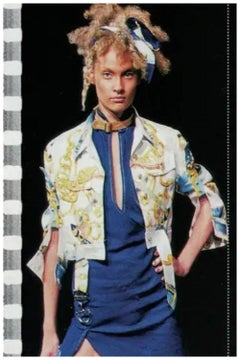 Christian Dior by John Galliano equestrian print silk jacket, ss 2000